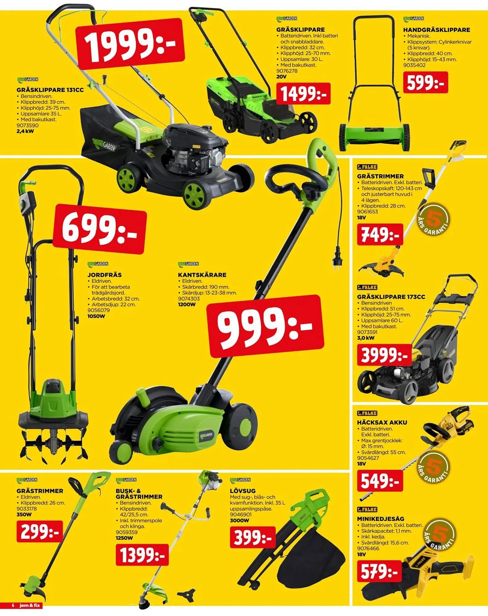 Jem&Fix reklamblad från 11 maj till 18 maj 2026 - Reklamblad sidor 6