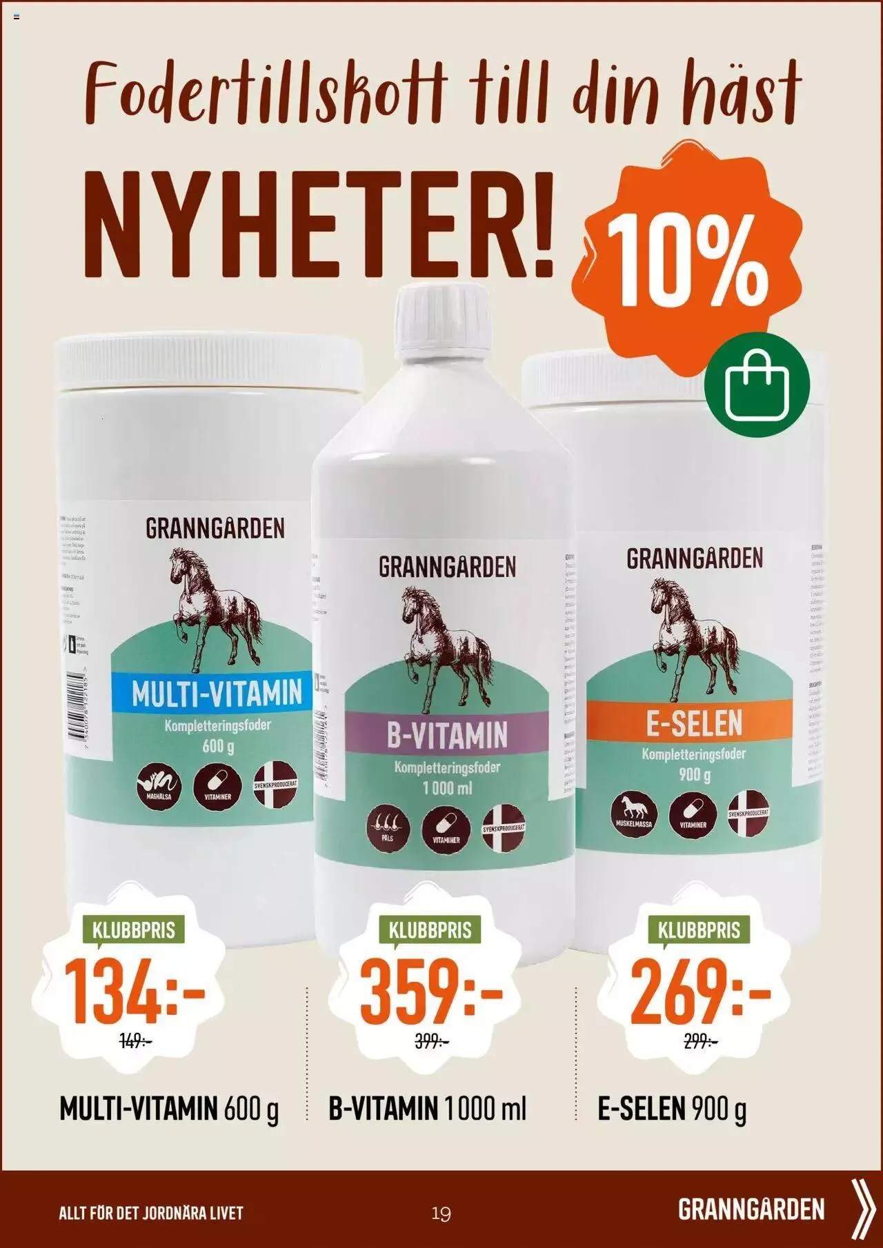 Granngården - erbjudanden från 22 september till 1 oktober 2023 - Reklamblad sidor 19