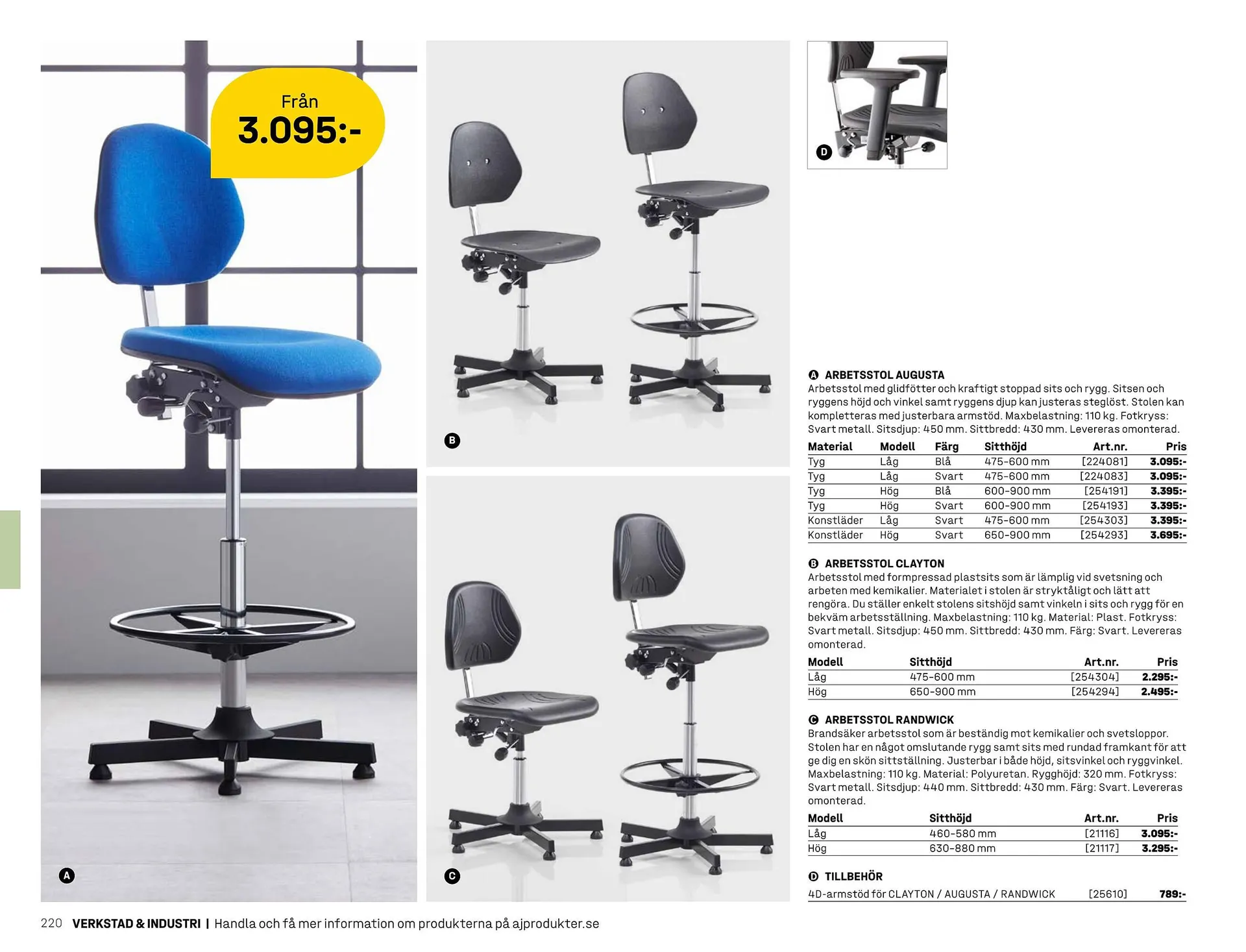 AJ Produkter reklamblad från 1 januari till 31 december 2025 - Reklamblad sidor 220