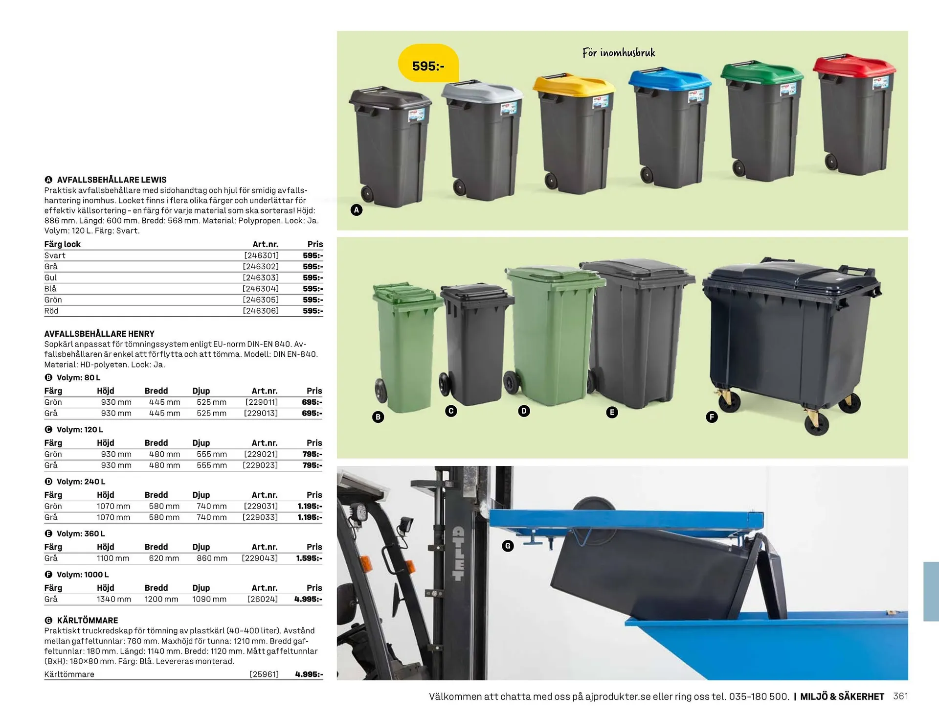 AJ Produkter reklamblad från 1 januari till 31 december 2025 - Reklamblad sidor 361