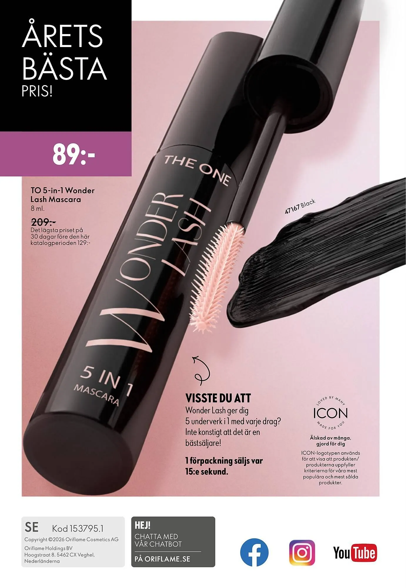 Oriflame reklamblad från 13 maj till 2 juni 2026 - Reklamblad sidor 164