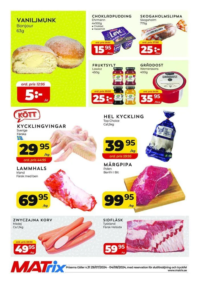Matrix Veckans Annons från 30 juli till 13 augusti 2024 - Reklamblad sidor 3