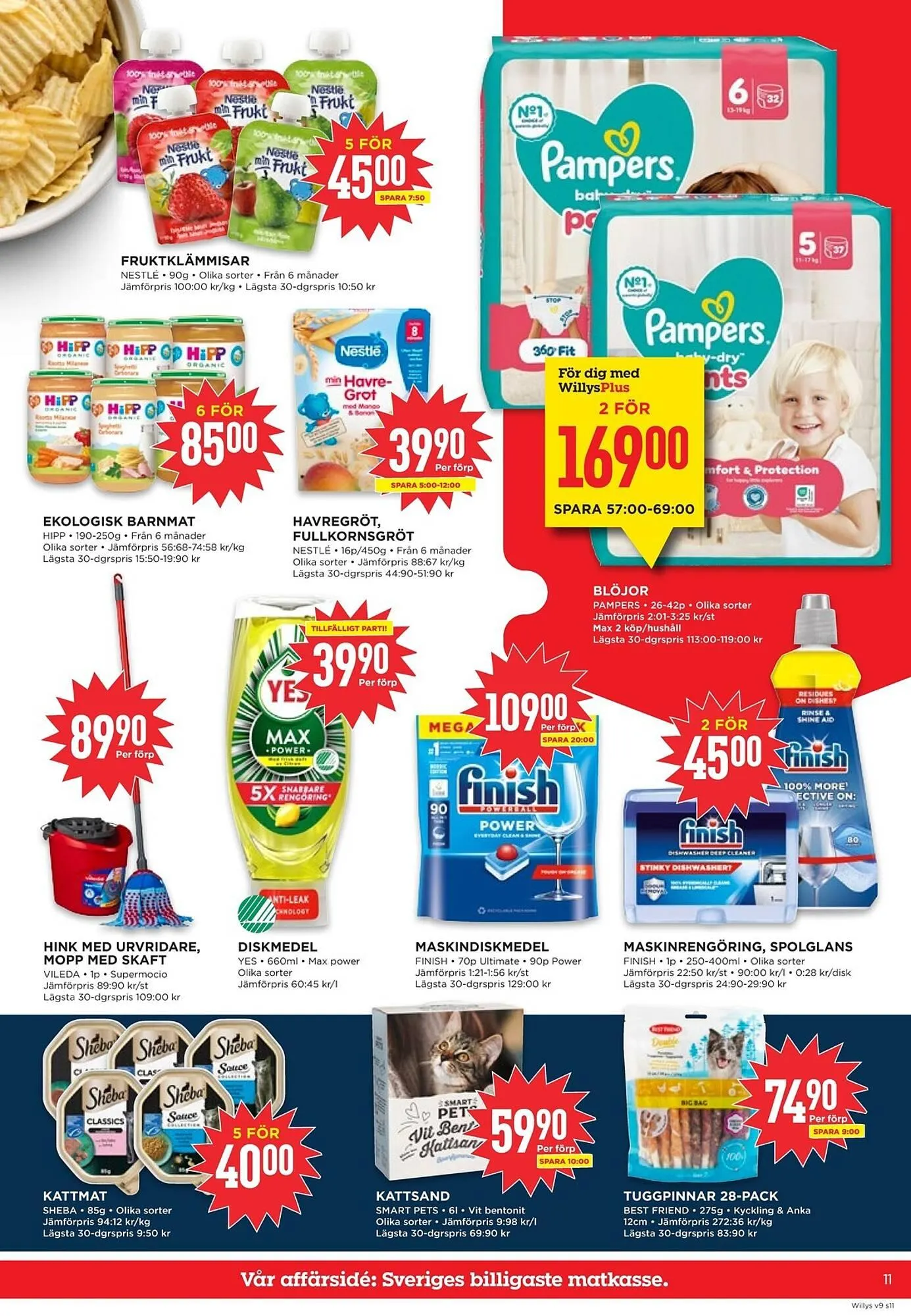 Willys reklamblad från 23 februari till 1 mars 2026 - Reklamblad sidor 11