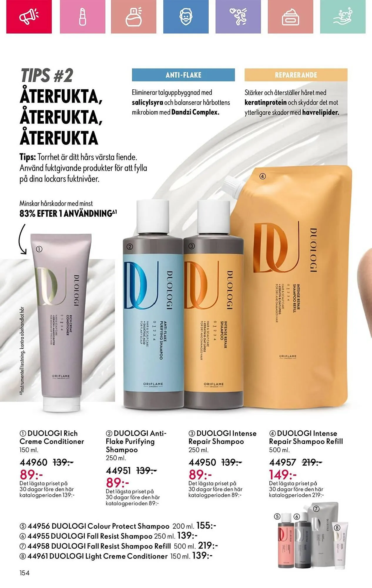 Oriflame reklamblad från 10 mars till 29 mars 2025 - Reklamblad sidor 154