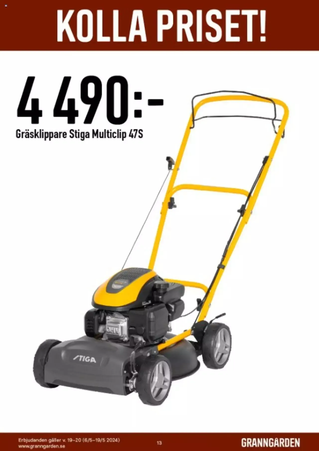 Granngården - erbjudanden från 6 maj till 19 maj 2024 - Reklamblad sidor 13