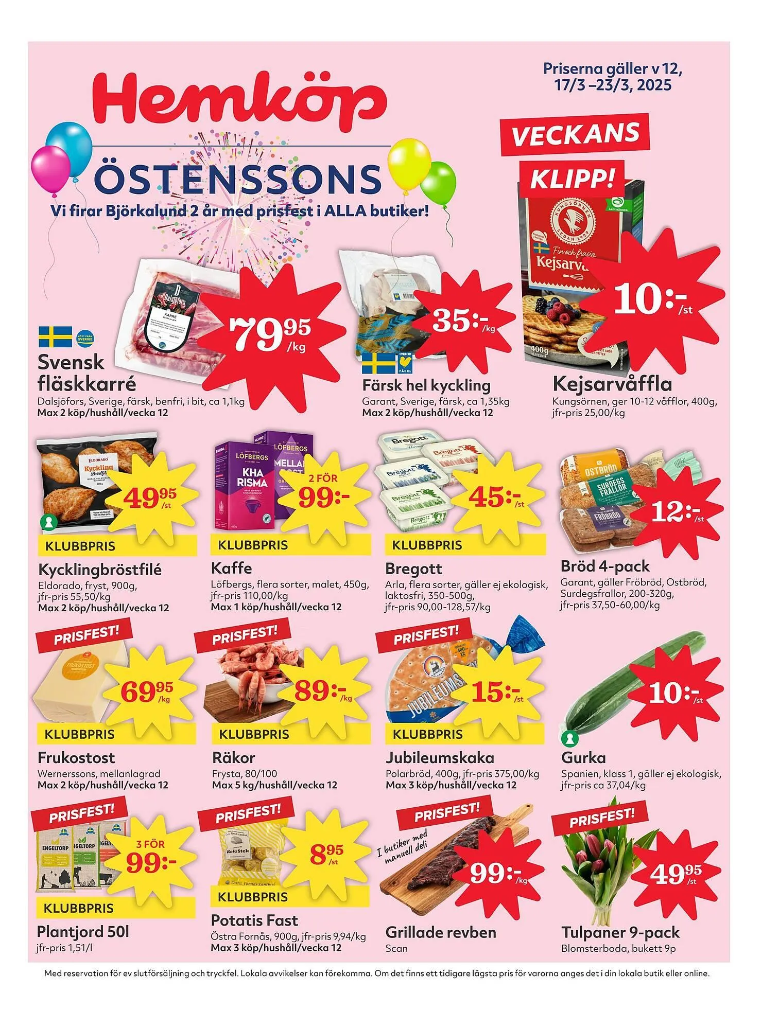 Östenssons reklamblad - 1