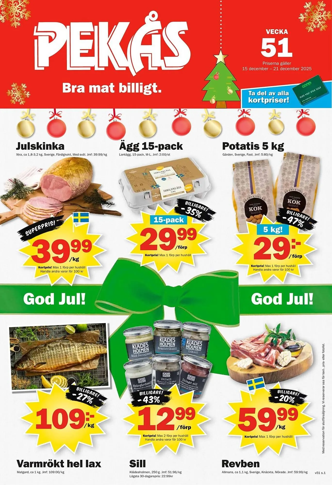 Pekås reklamblad - 1