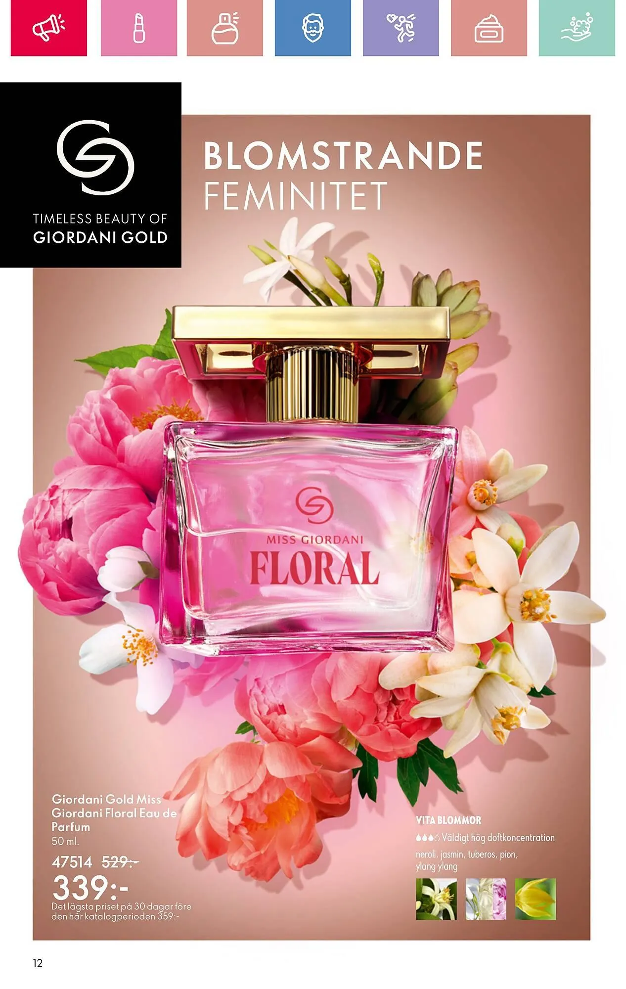 Oriflame reklamblad från 20 april till 9 maj 2025 - Reklamblad sidor 12