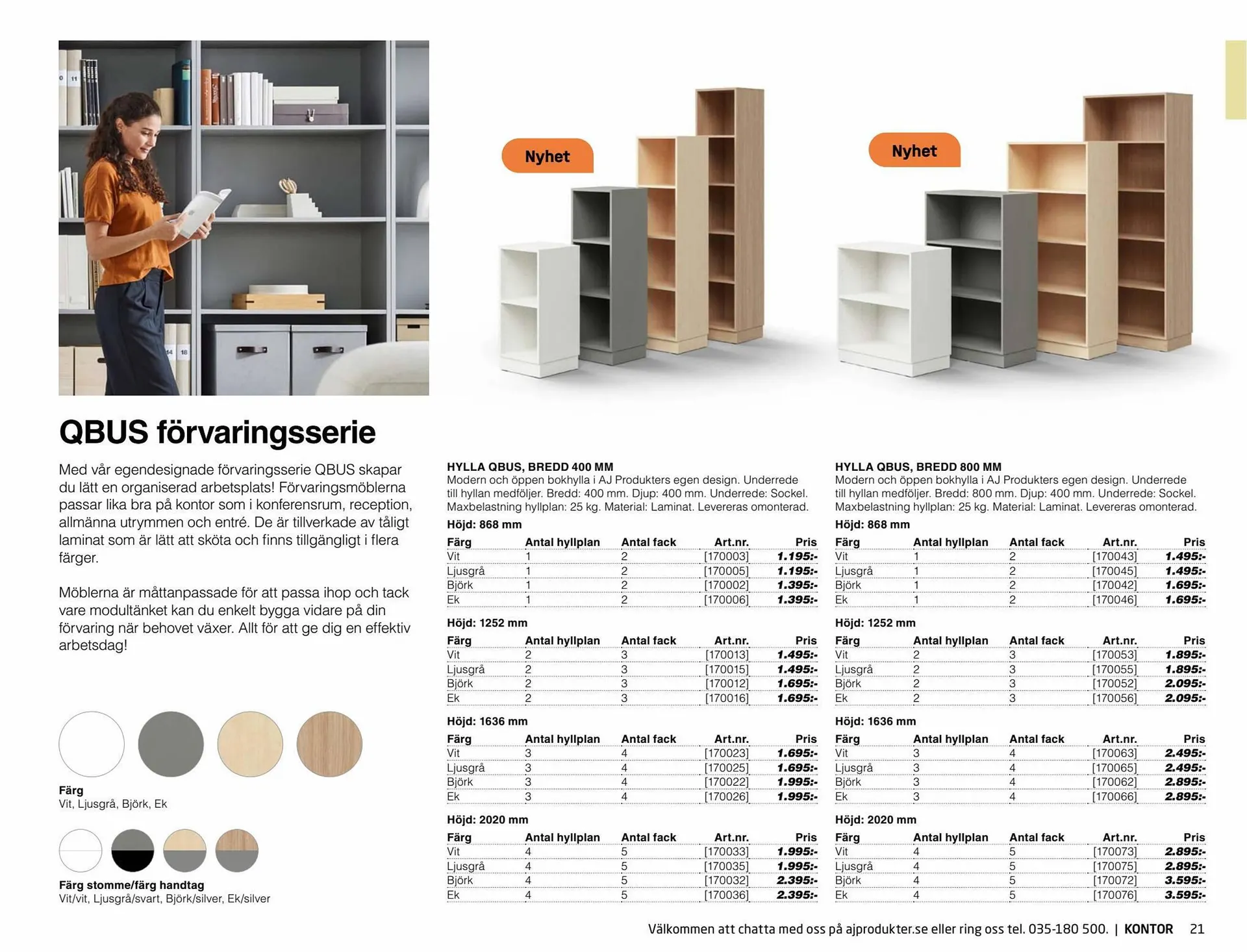 AJ Produkter reklamblad från 8 oktober till 4 december 2023 - Reklamblad sidor 21