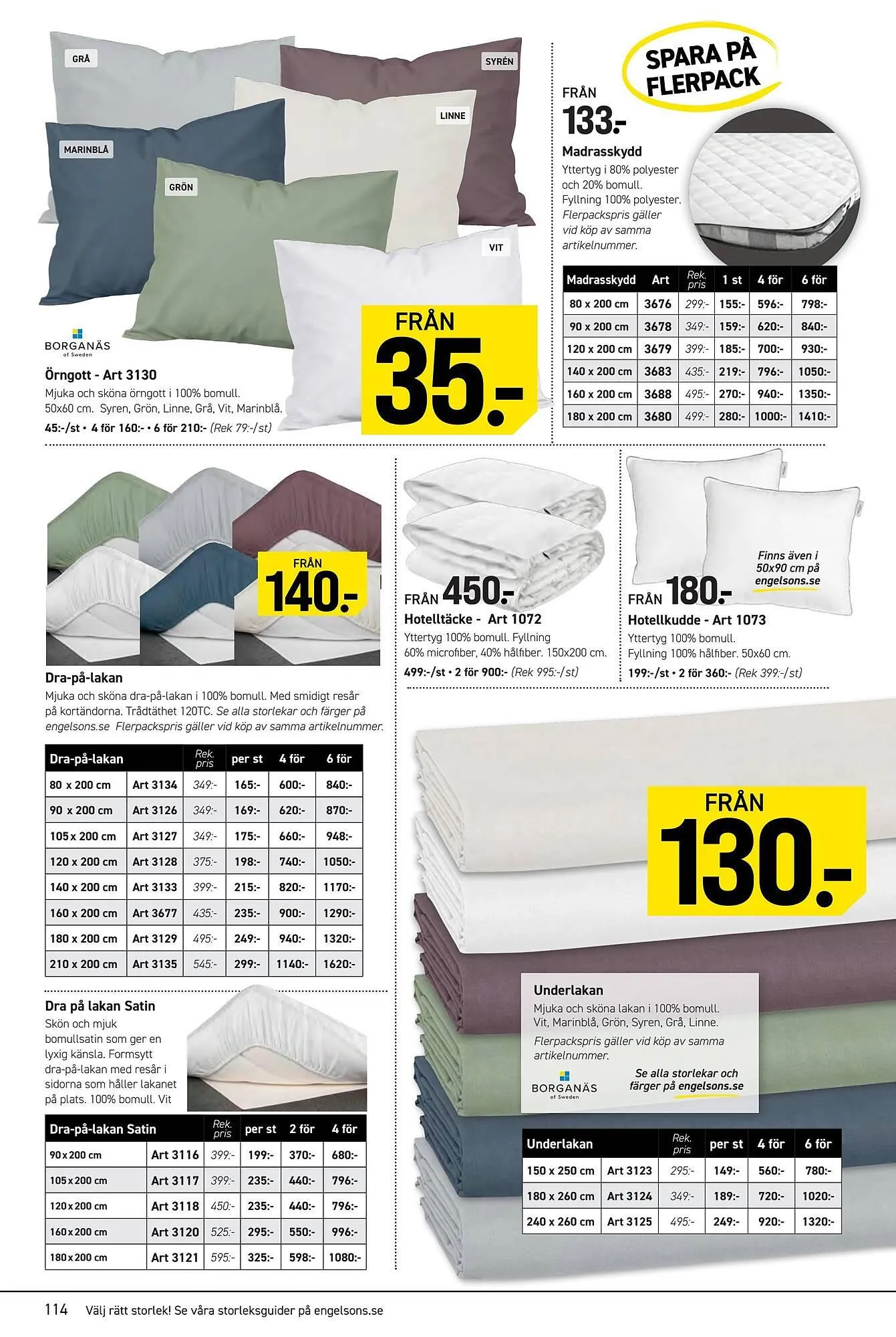Engelsons reklamblad från 1 september till 3 september 2025 - Reklamblad sidor 114