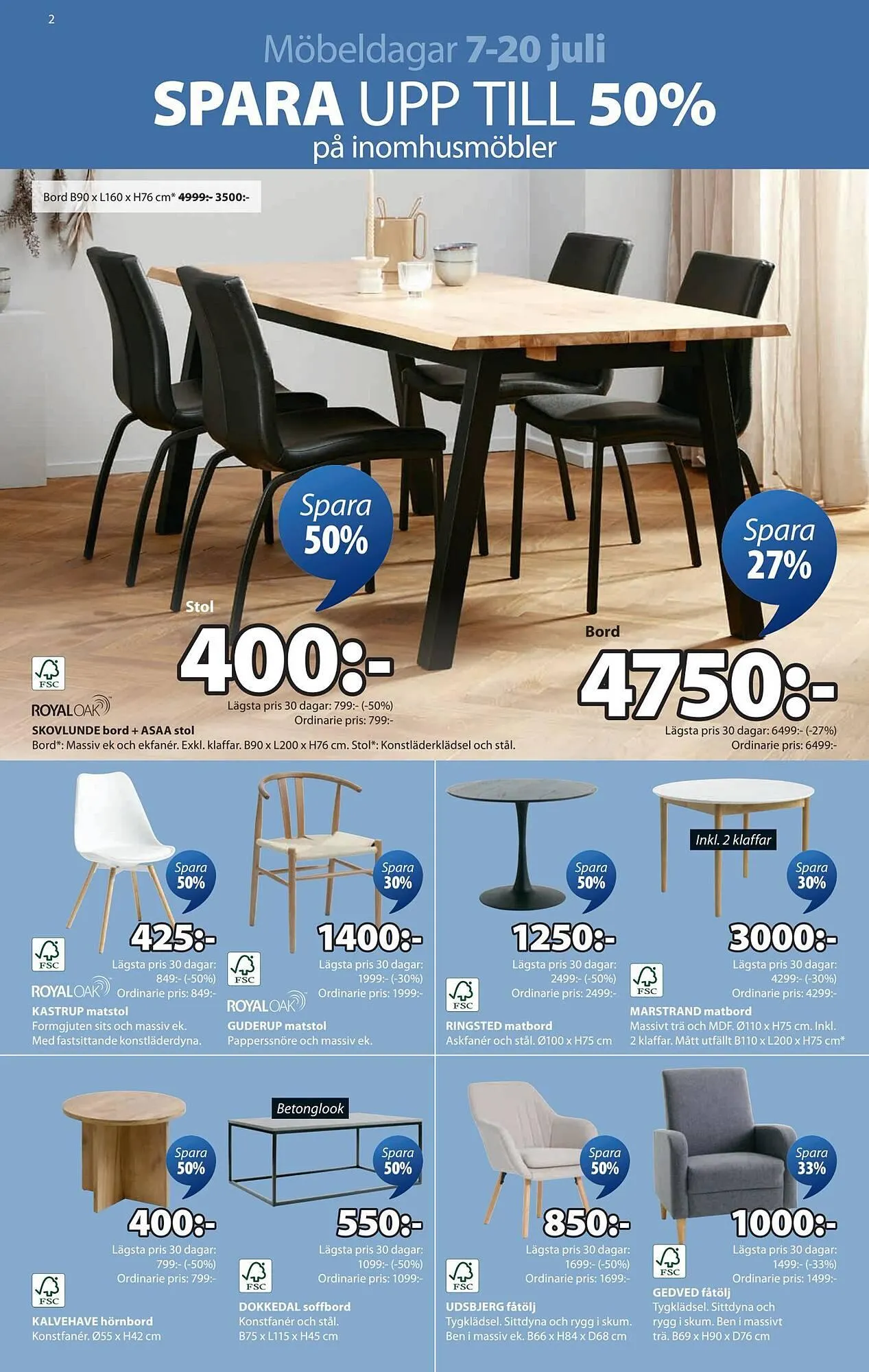 JYSK reklamblad från 7 juli till 20 juli 2025 - Reklamblad sidor 2
