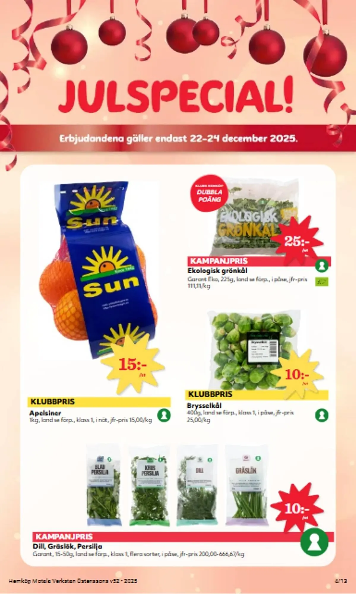 Östenssons reklamblad från 22 december till 28 december 2025 - Reklamblad sidor 4