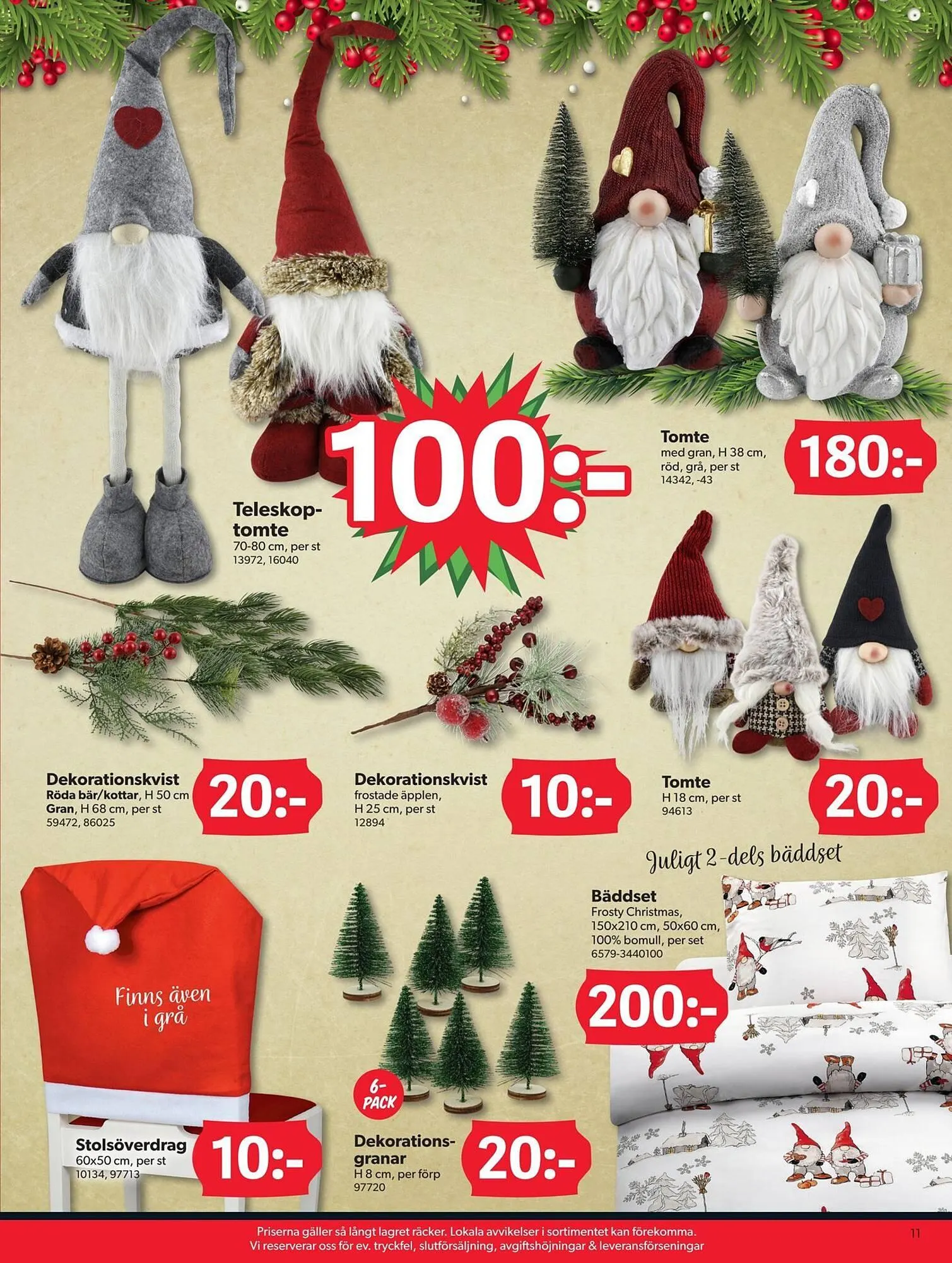 DollarStore reklamblad från 3 december till 10 december 2023 - Reklamblad sidor 11