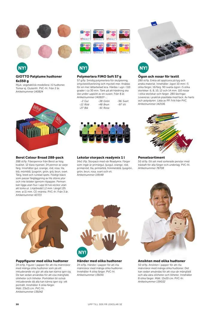 Nyheter och favoriter skola och fritidshem 2024 från 23 februari till 31 december 2024 - Reklamblad sidor 30