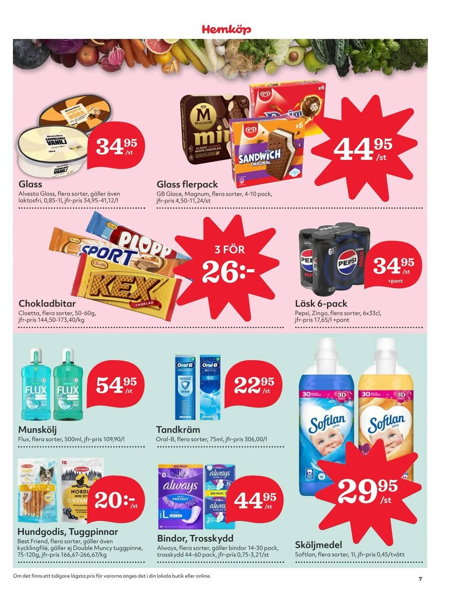 Hemköp reklamblad från 31 mars till 6 april 2025 - Reklamblad sidor 7