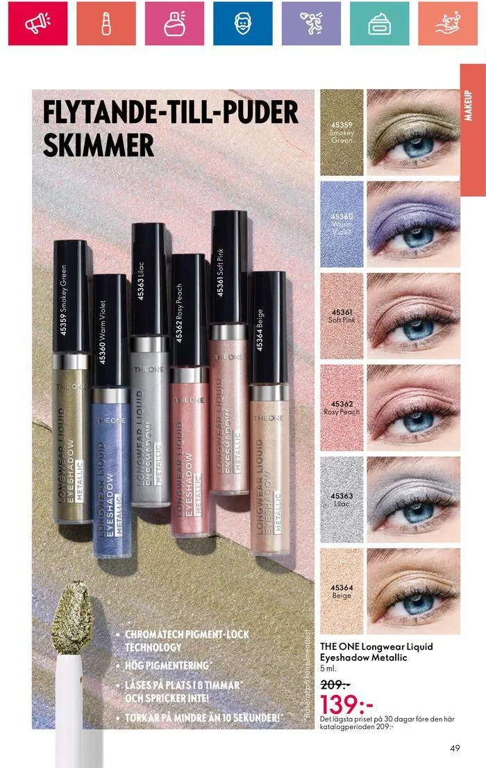 Oriflame reklamblad från 20 juni till 4 juli 2024 - Reklamblad sidor 49