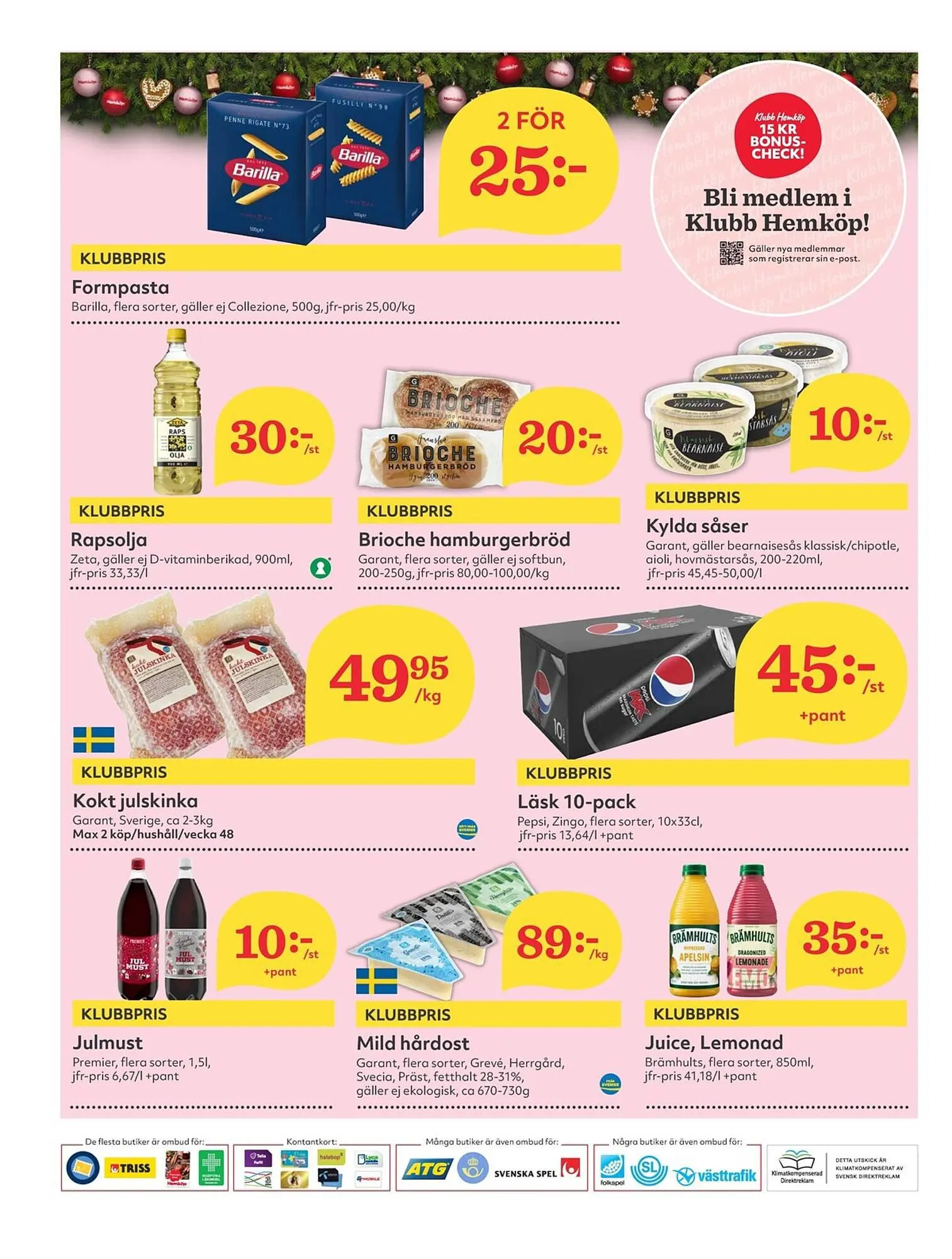 Hemköp reklamblad från 27 november till 3 december 2023 - Reklamblad sidor 8