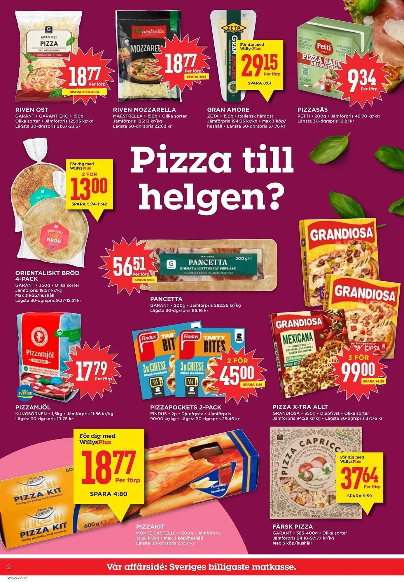 Willys reklamblad från 6 april till 12 april 2026 - Reklamblad sidor 2