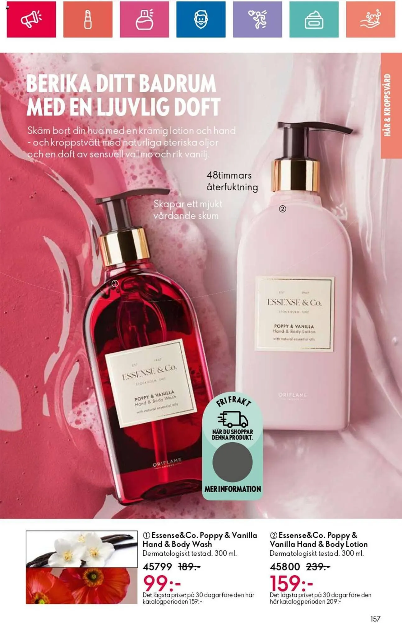 Oriflame reklamblad från 12 september till 2 oktober 2024 - Reklamblad sidor 157