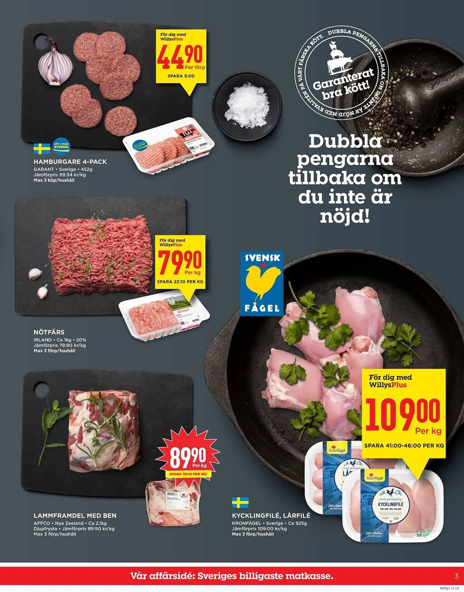 Willys reklamblad från 2 januari till 7 januari 2024 - Reklamblad sidor 3