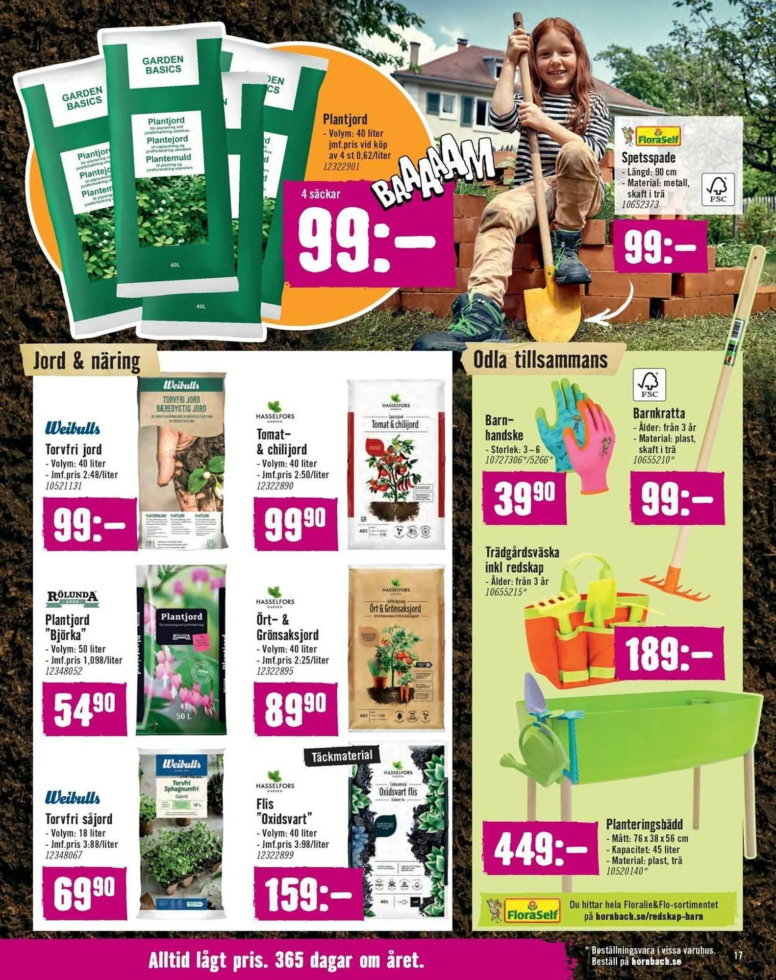 Hornbach reklamblad från 13 april till 11 maj 2025 - Reklamblad sidor 17