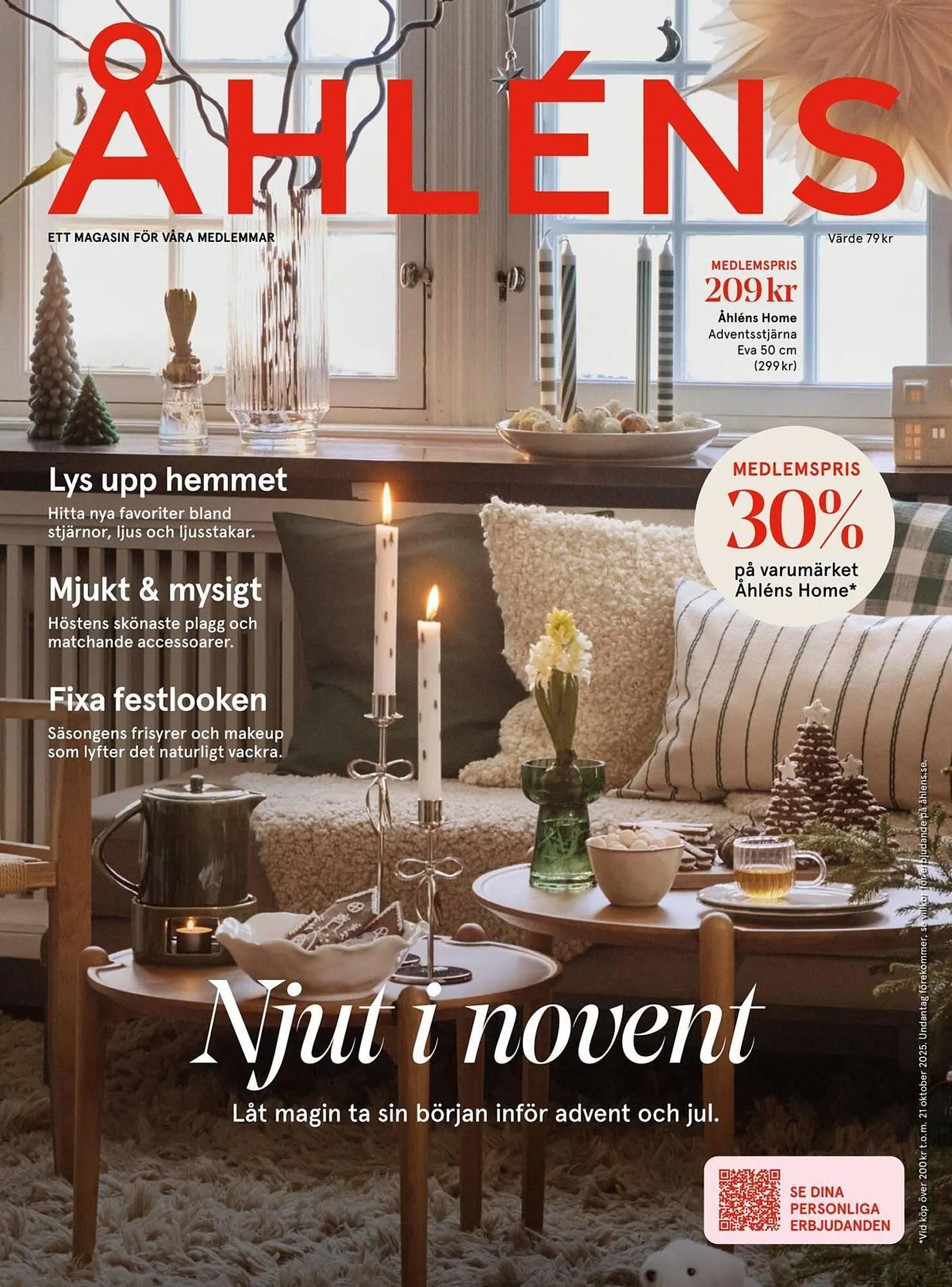 Åhléns reklamblad från 8 oktober till 28 oktober 2025 - Reklamblad sidor 1