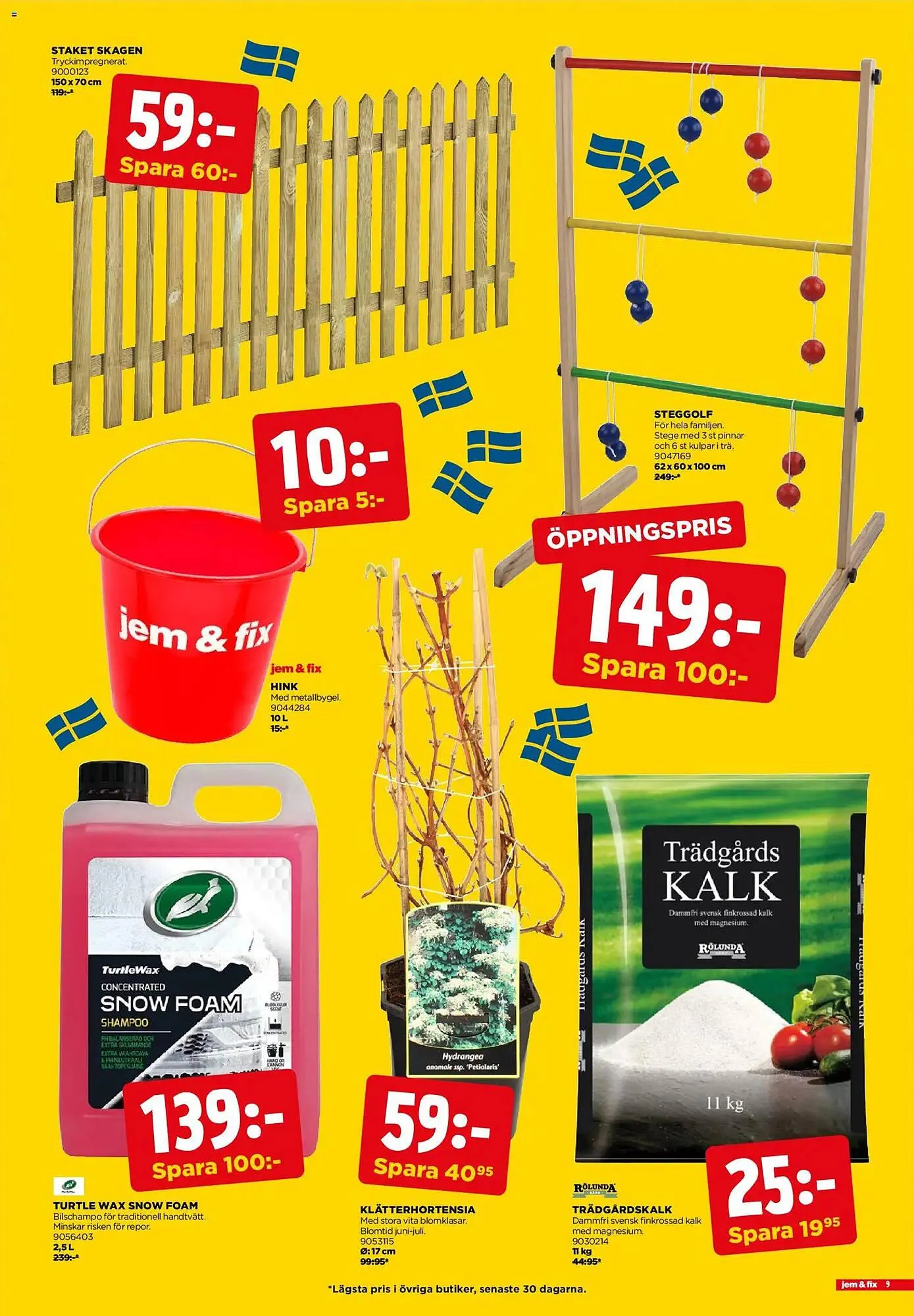 Jem&Fix reklamblad från 22 april till 26 april 2026 - Reklamblad sidor 9