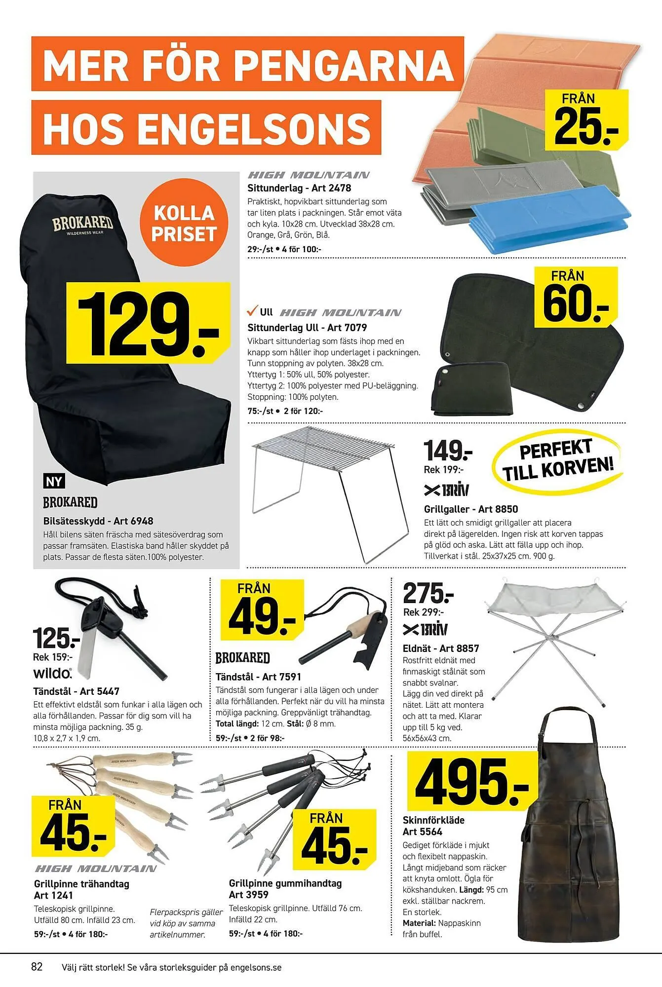 Engelsons reklamblad från 1 juli till 31 juli 2025 - Reklamblad sidor 82
