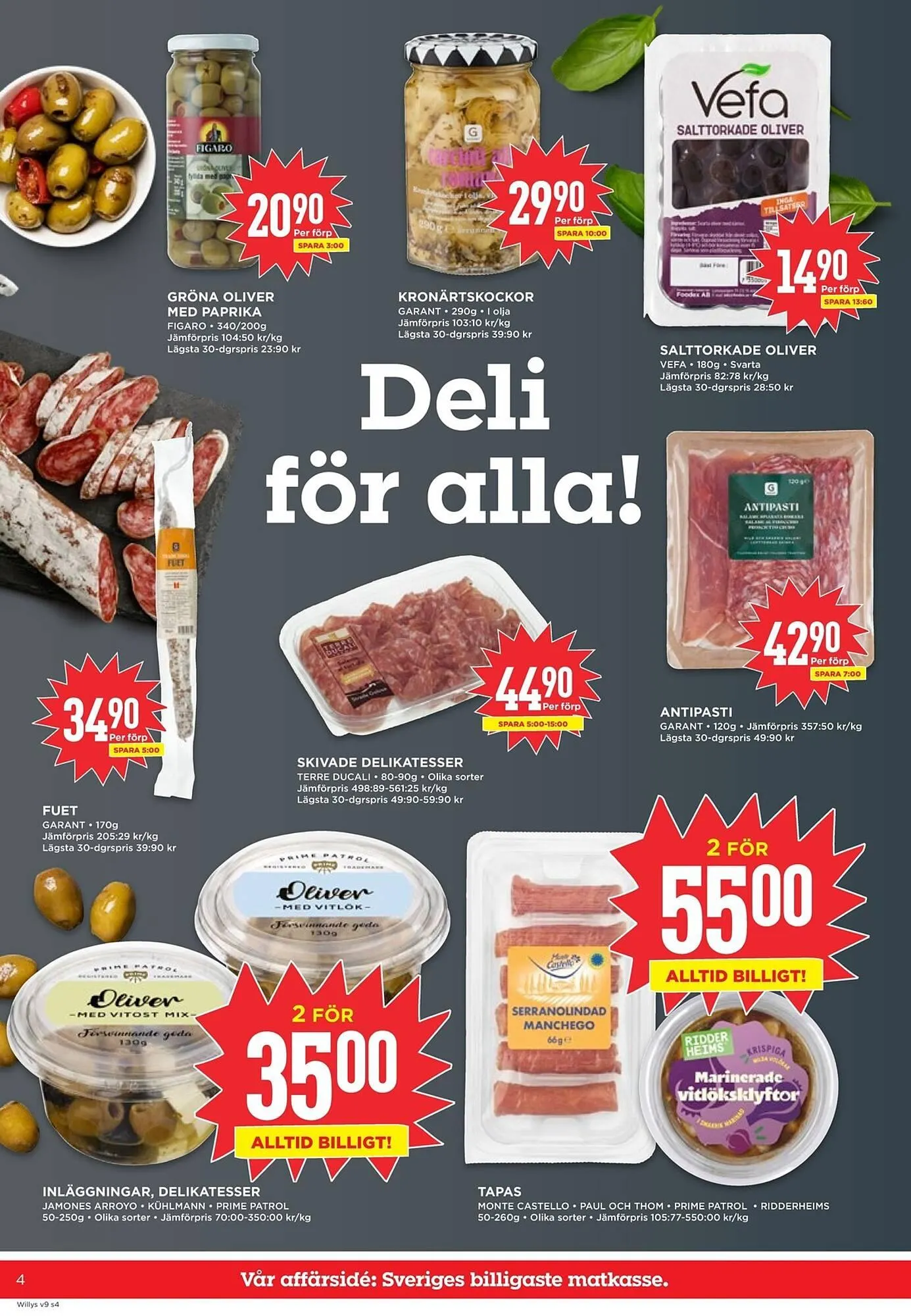 Willys reklamblad från 23 februari till 1 mars 2026 - Reklamblad sidor 4