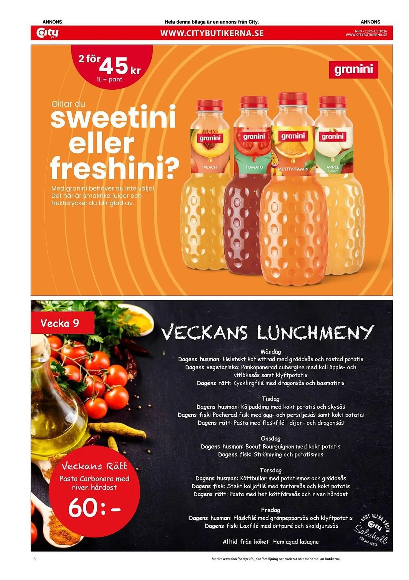 ICA Kvantum reklamblad från 23 februari till 1 mars 2026 - Reklamblad sidor 8