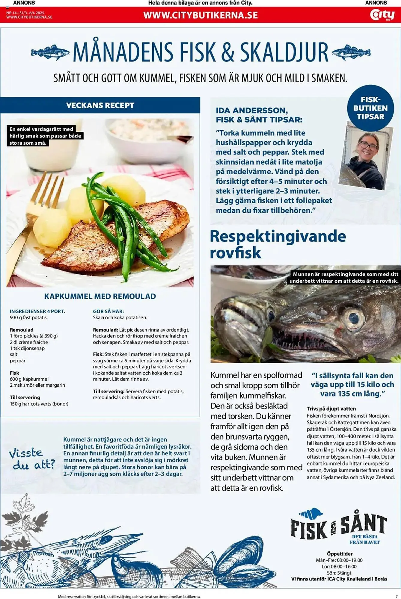 ICA Kvantum reklamblad från 31 mars till 6 april 2025 - Reklamblad sidor 7