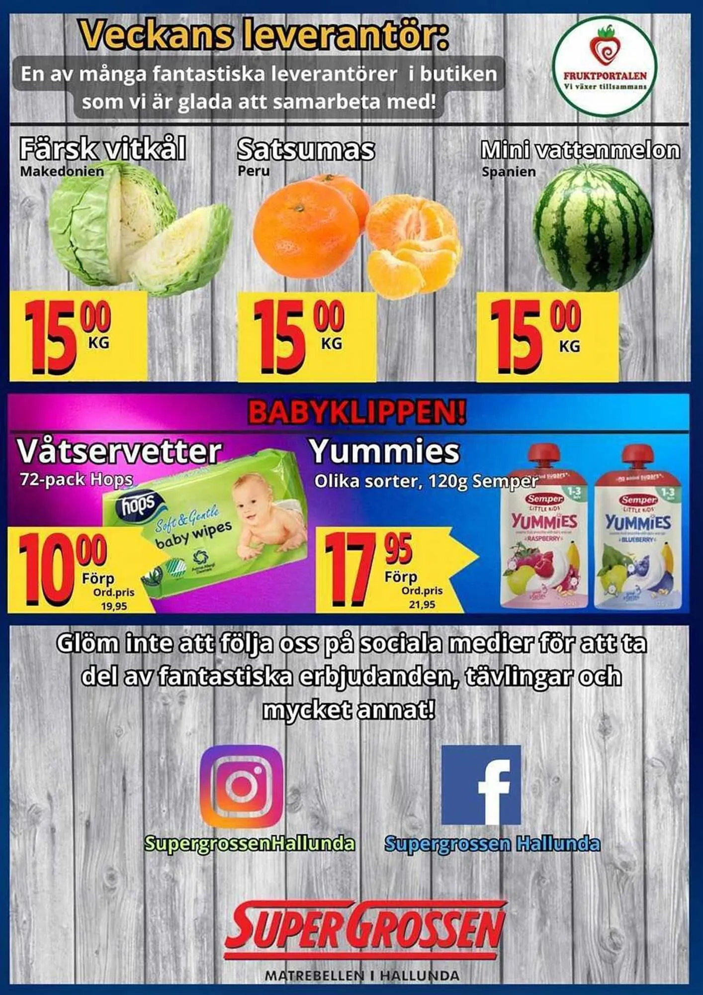 Supergrossen reklamblad från 30 juni till 6 juli 2025 - Reklamblad sidor 15