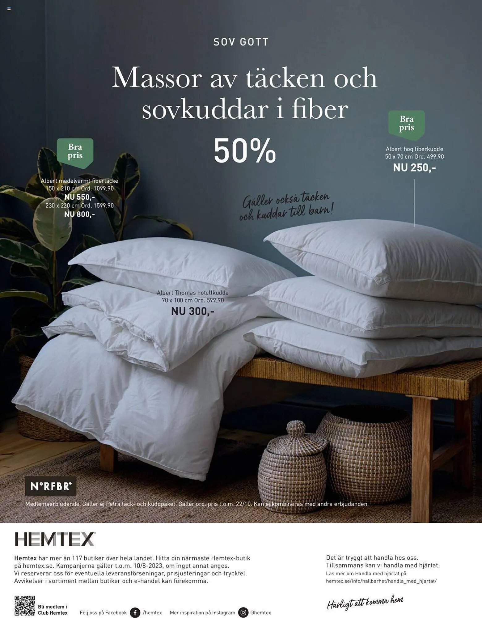 Hemtex reklamblad från 25 september till 8 oktober 2023 - Reklamblad sidor 12