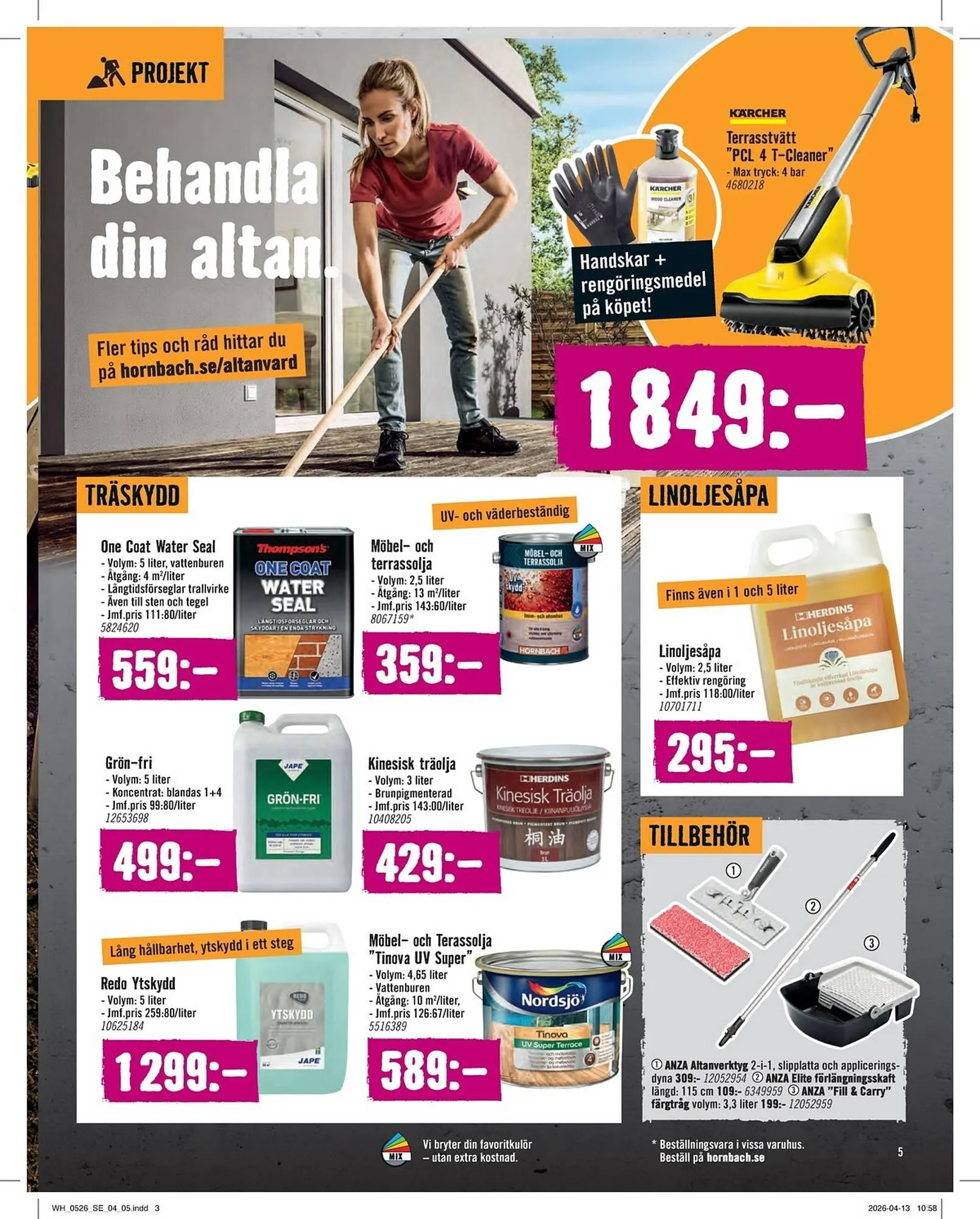 Hornbach reklamblad från 4 maj till 30 maj 2026 - Reklamblad sidor 5