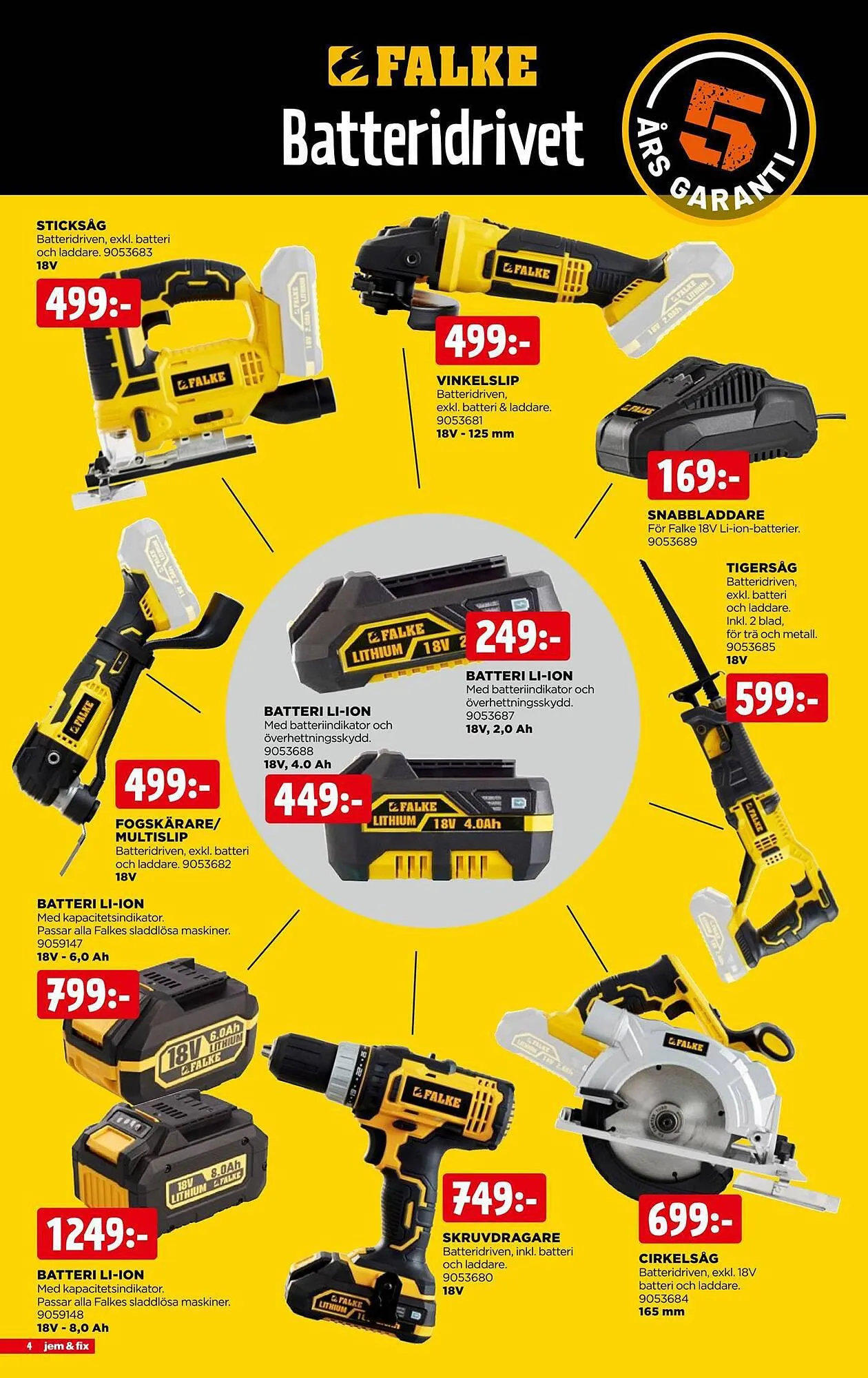 Jem&Fix reklamblad från 30 juli till 6 augusti 2023 - Reklamblad sidor 4