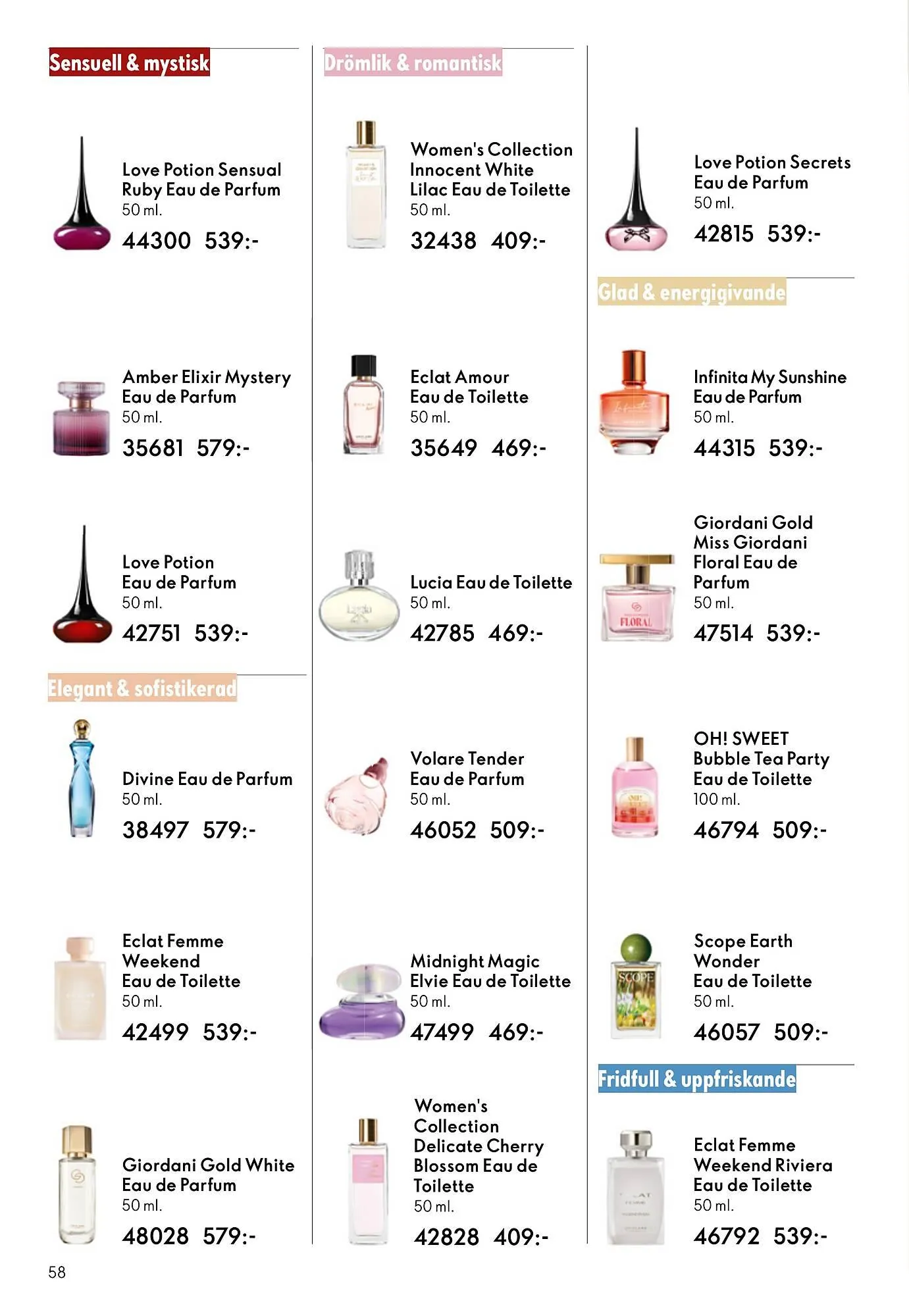 Oriflame reklamblad från 13 maj till 2 juni 2026 - Reklamblad sidor 58