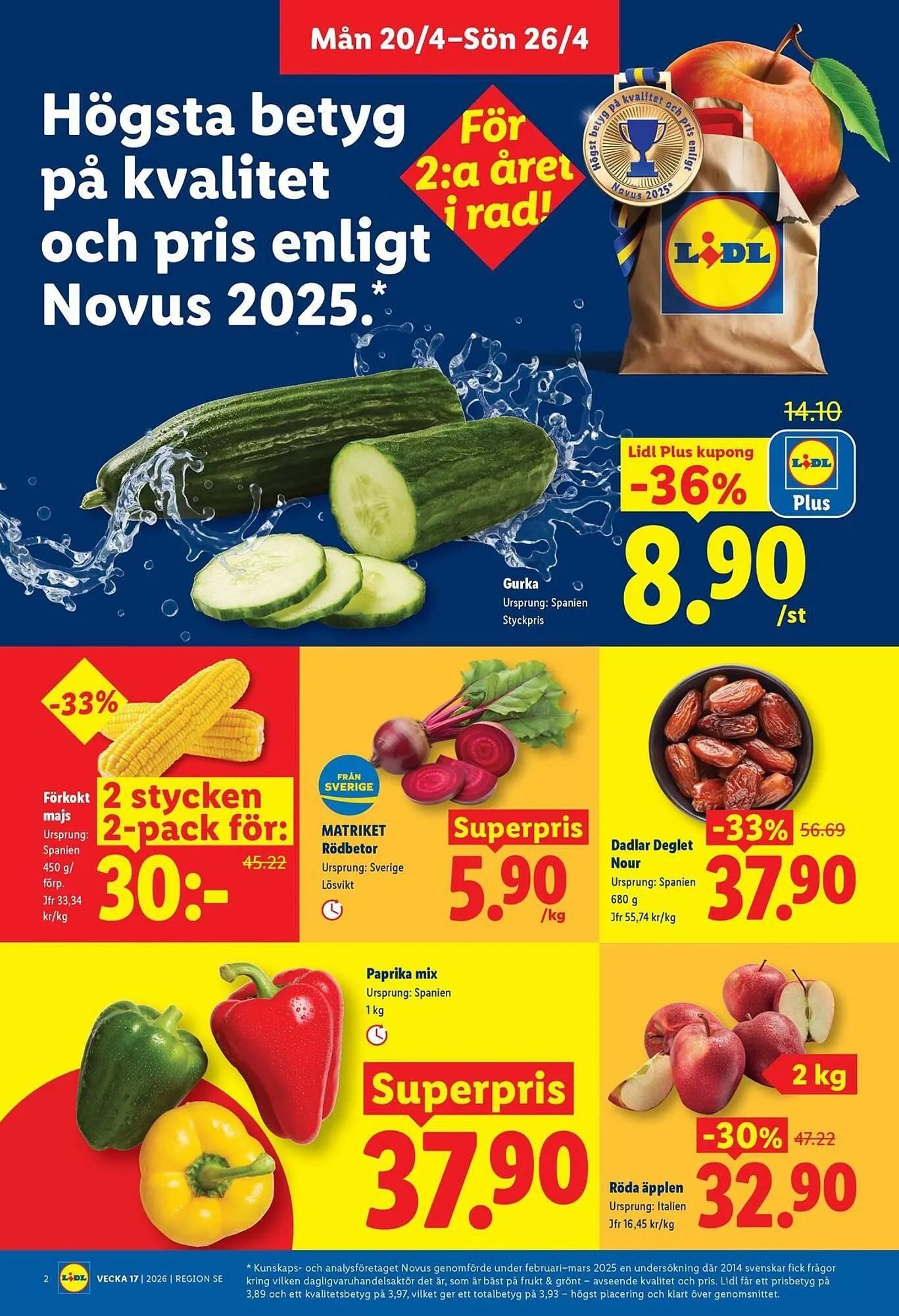 Lidl reklamblad från 20 april till 26 april 2026 - Reklamblad sidor 2