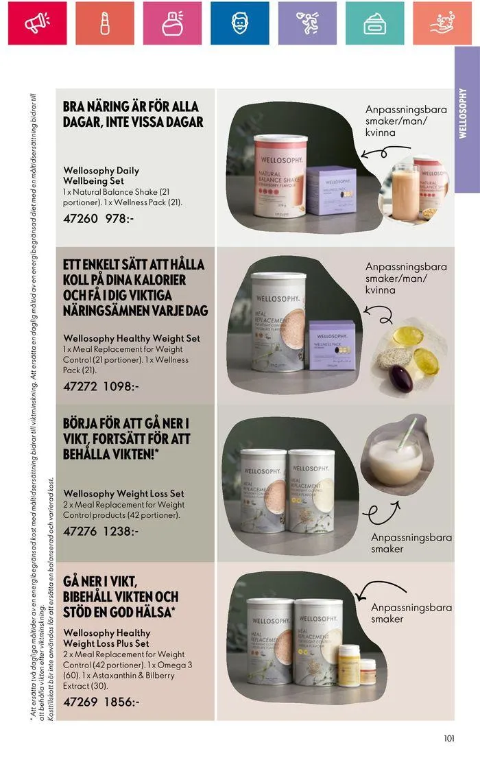 Oriflame reklamblad från 20 juni till 4 juli 2024 - Reklamblad sidor 101