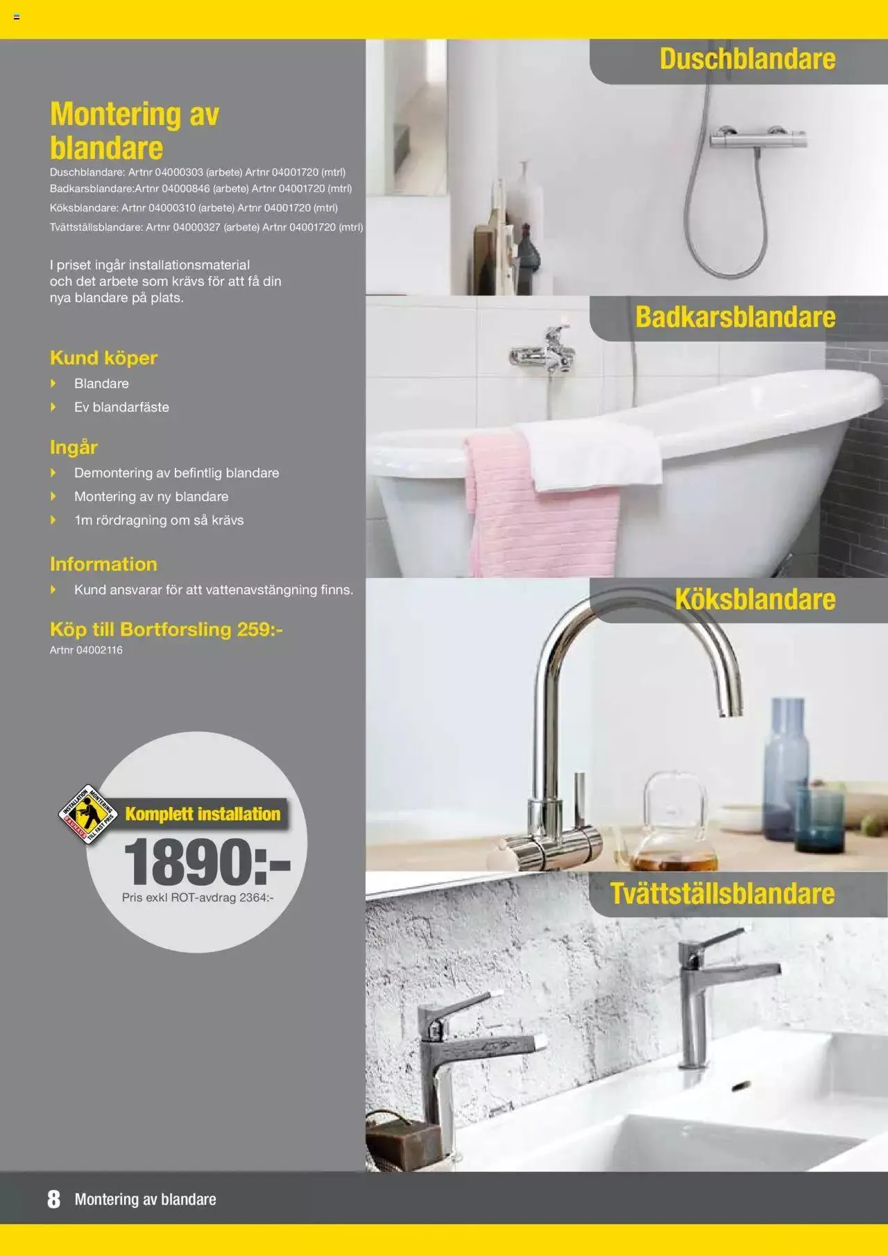 Bauhaus - Katalog Montageservice från 1 februari till 31 december 2024 - Reklamblad sidor 7