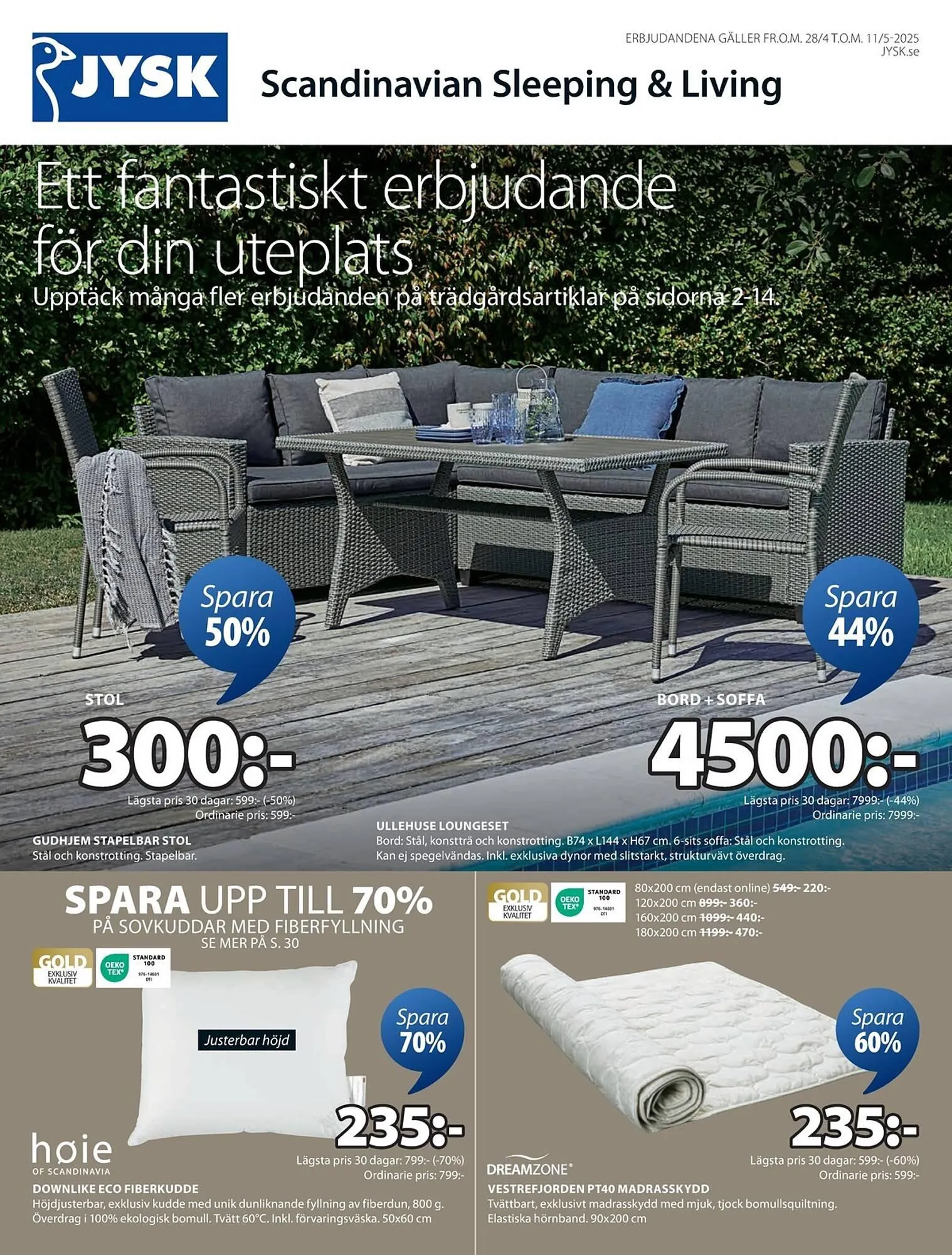 JYSK reklamblad från 28 april till 11 maj 2025 - Reklamblad sidor 2