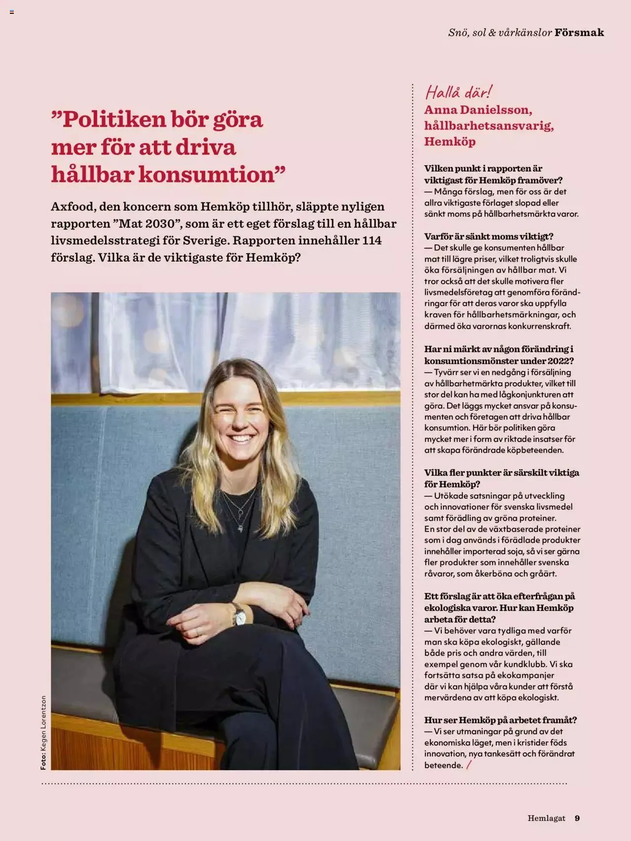 Hemköp - Hemlagat #1 2023 från 10 februari till 31 december 2023 - Reklamblad sidor 9