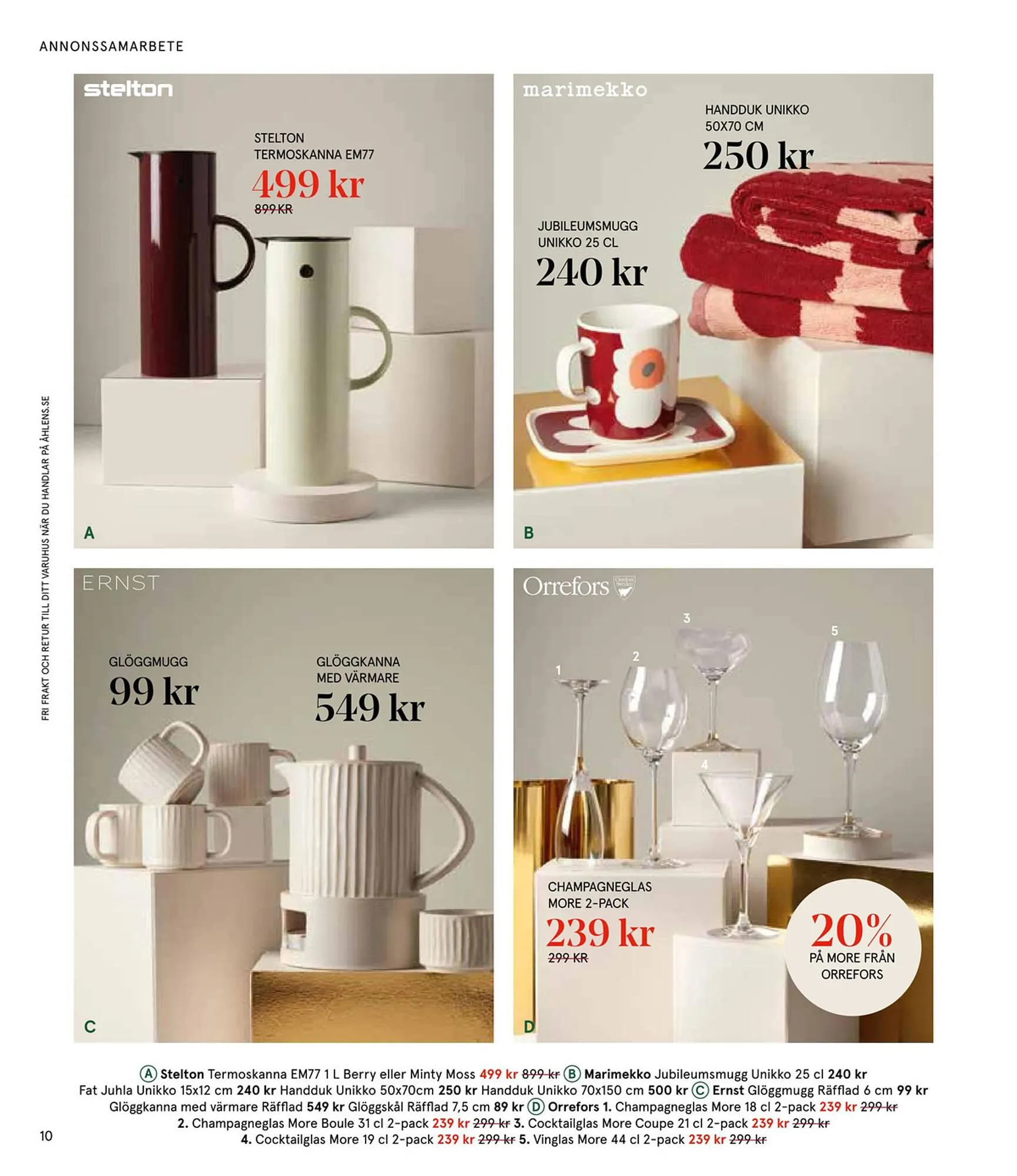 Åhléns reklamblad från 25 november till 24 december 2024 - Reklamblad sidor 10