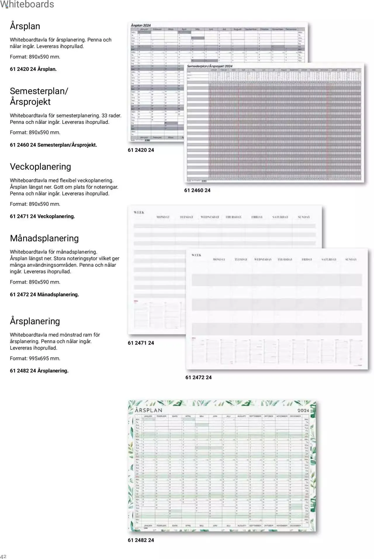 Kalendrar 2024 från 25 juli till 31 december 2023 - Reklamblad sidor 42