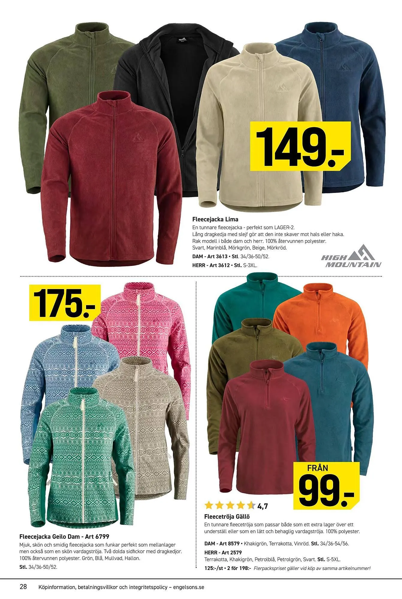 Engelsons reklamblad från 12 maj till 31 maj 2025 - Reklamblad sidor 28