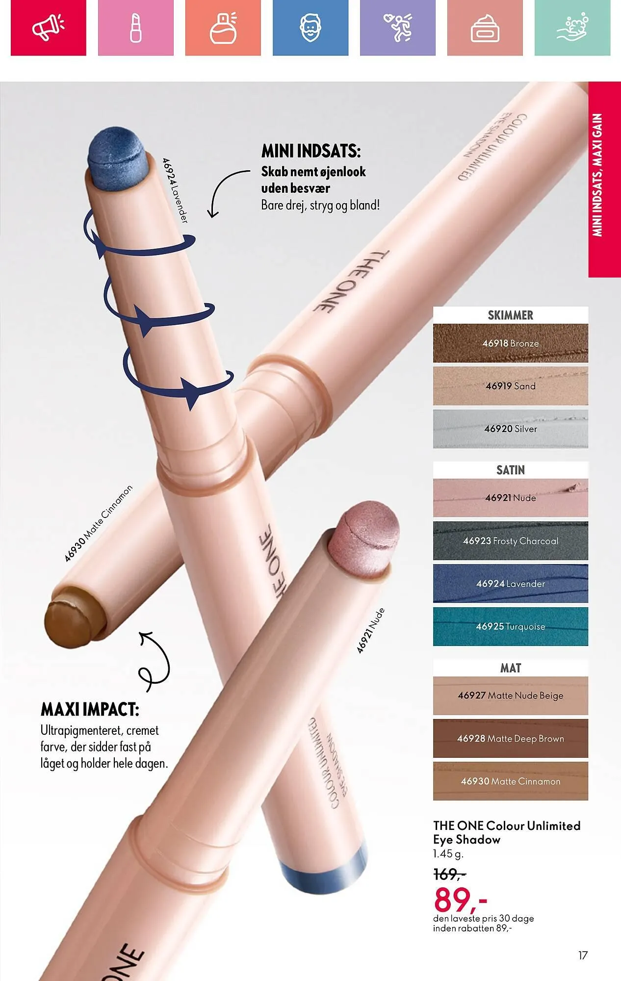Oriflame reklamblad från 30 mars till 19 april 2025 - Reklamblad sidor 17