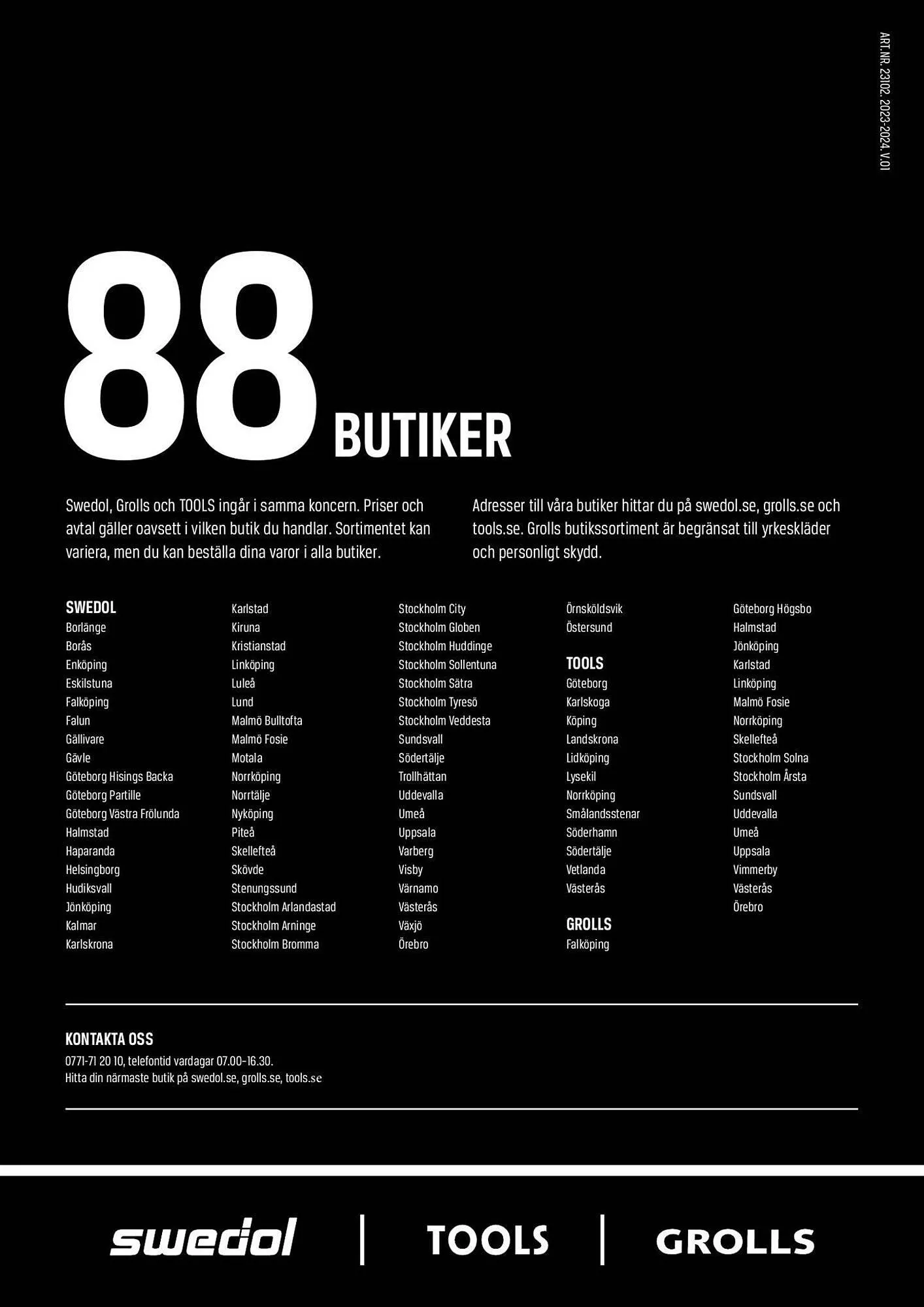 Swedol reklamblad från 11 oktober till 31 januari 2024 - Reklamblad sidor 40