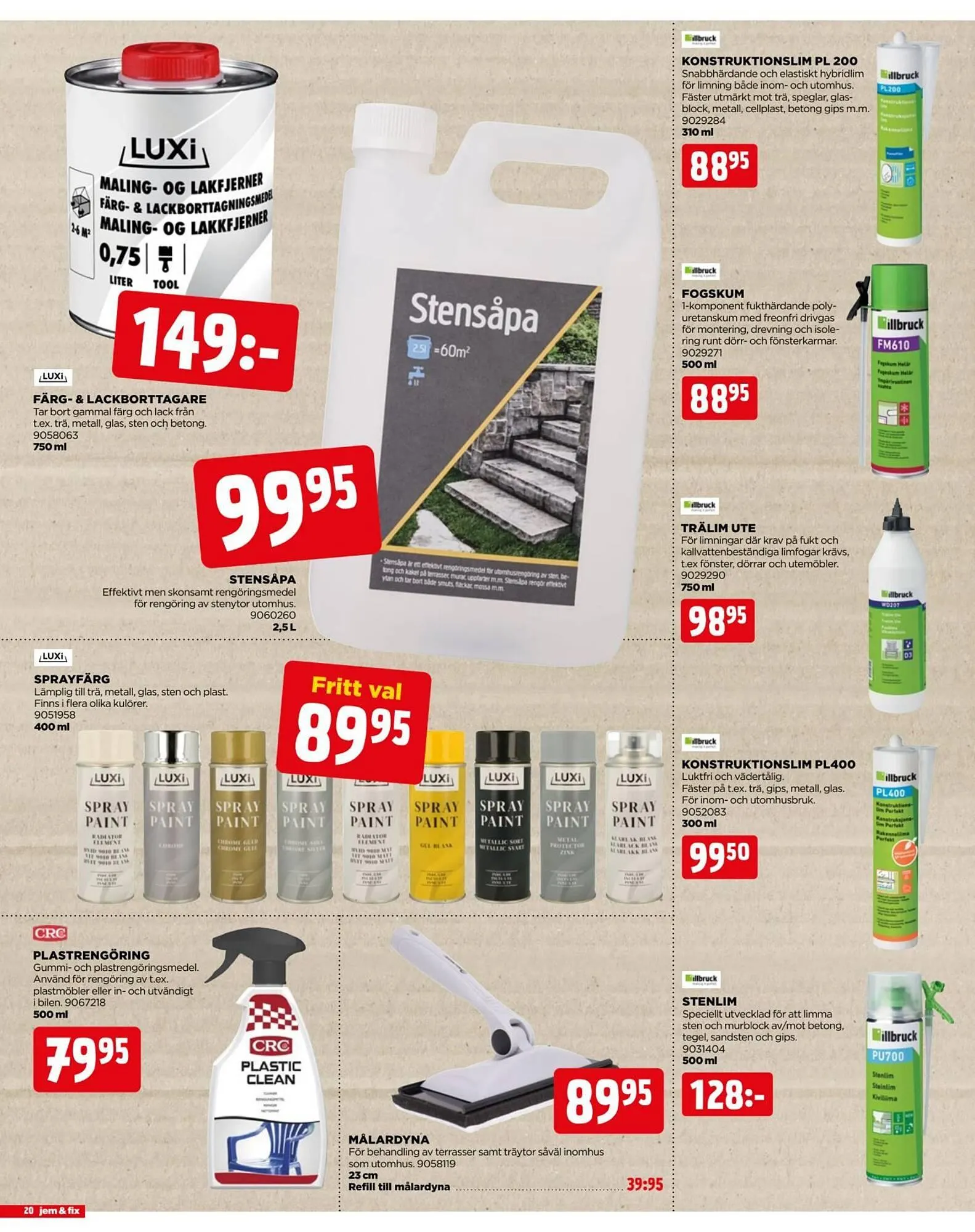 Jem&Fix reklamblad från 11 maj till 18 maj 2026 - Reklamblad sidor 20