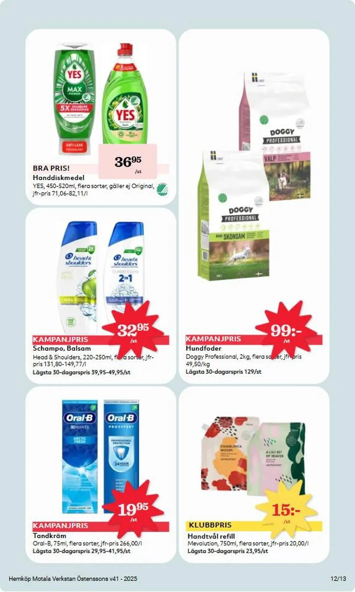 Hemköp reklamblad från 6 oktober till 12 oktober 2025 - Reklamblad sidor 12