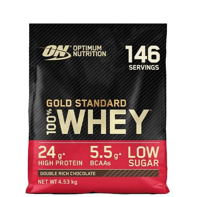 Optimum Nutrition 100% Whey Gold Standard Vassleprotein 4545 g Double Rich Chocolate