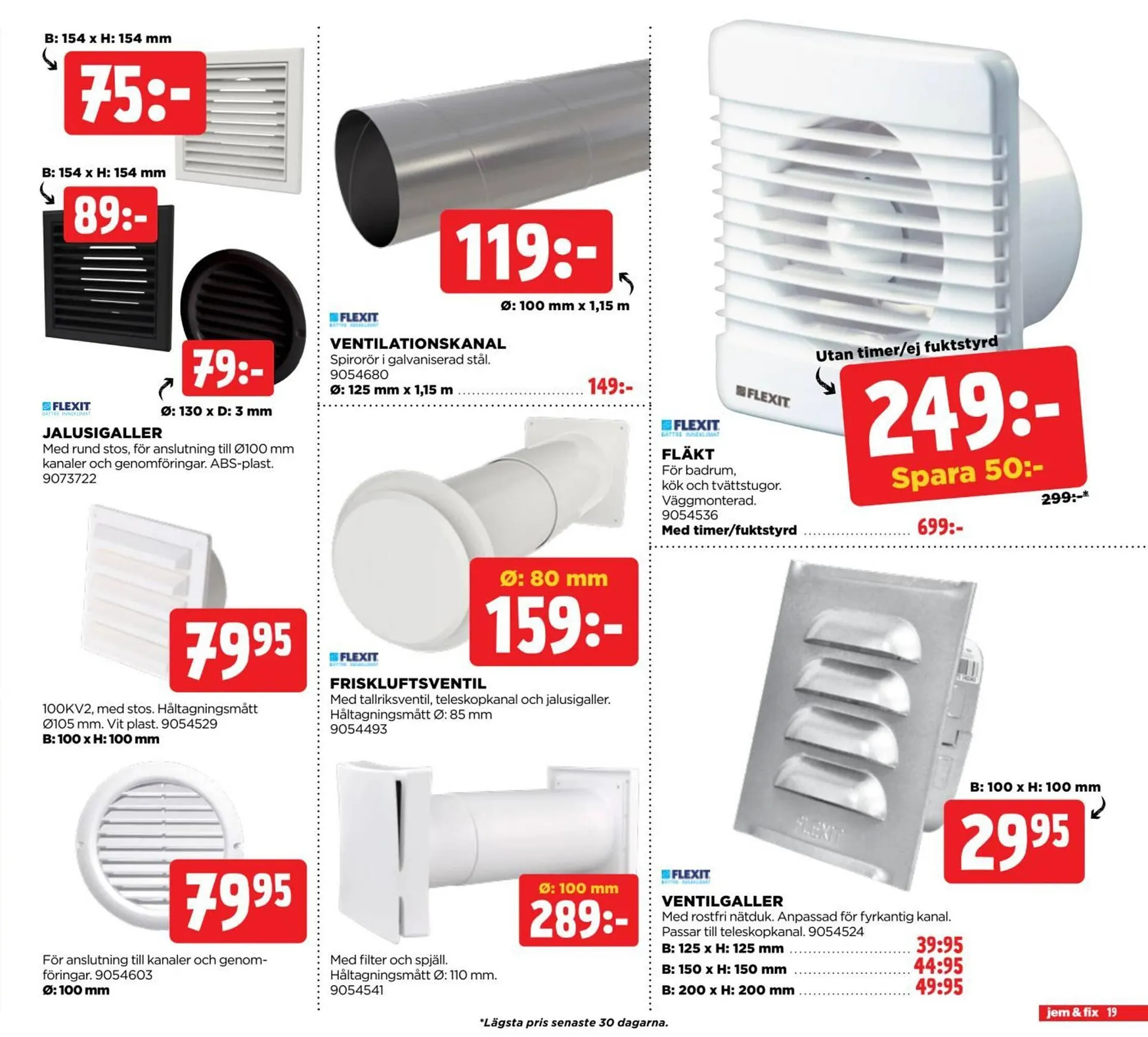 Jem&Fix reklamblad från 20 oktober till 2 november 2025 - Reklamblad sidor 19